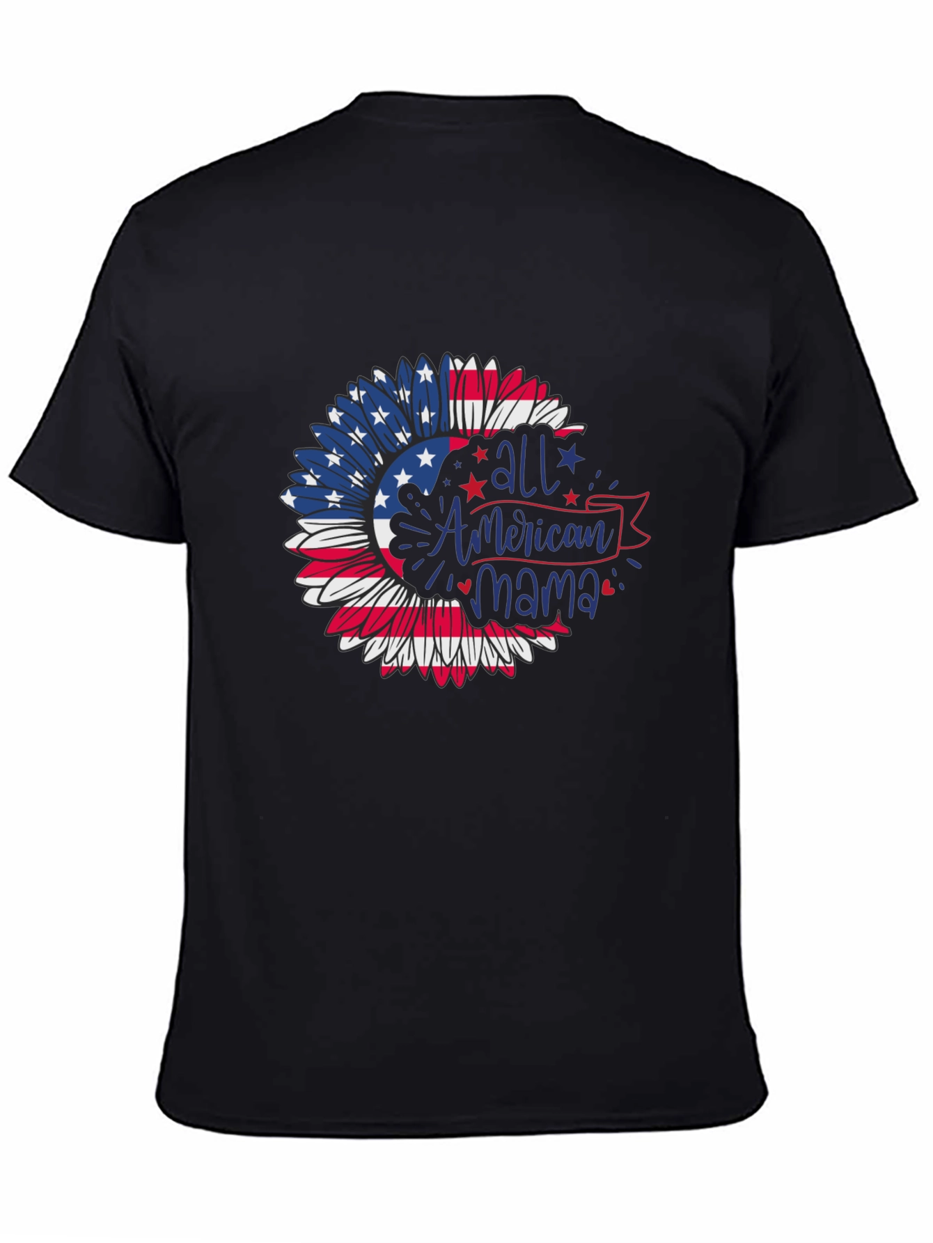 American Mama Patriotic Sunflower T-Shirt