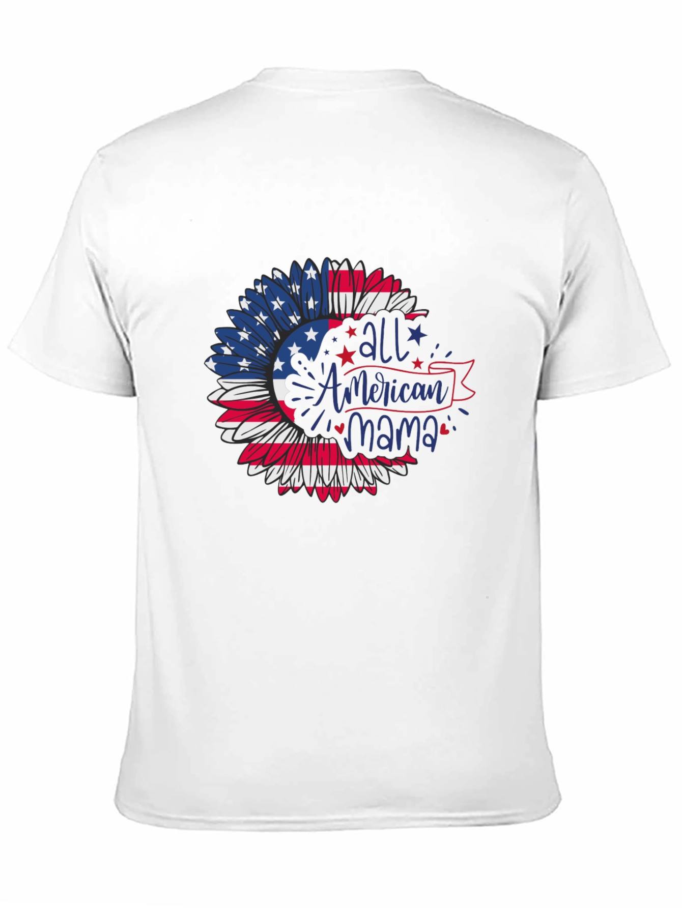 American Mama Patriotic Sunflower T-Shirt