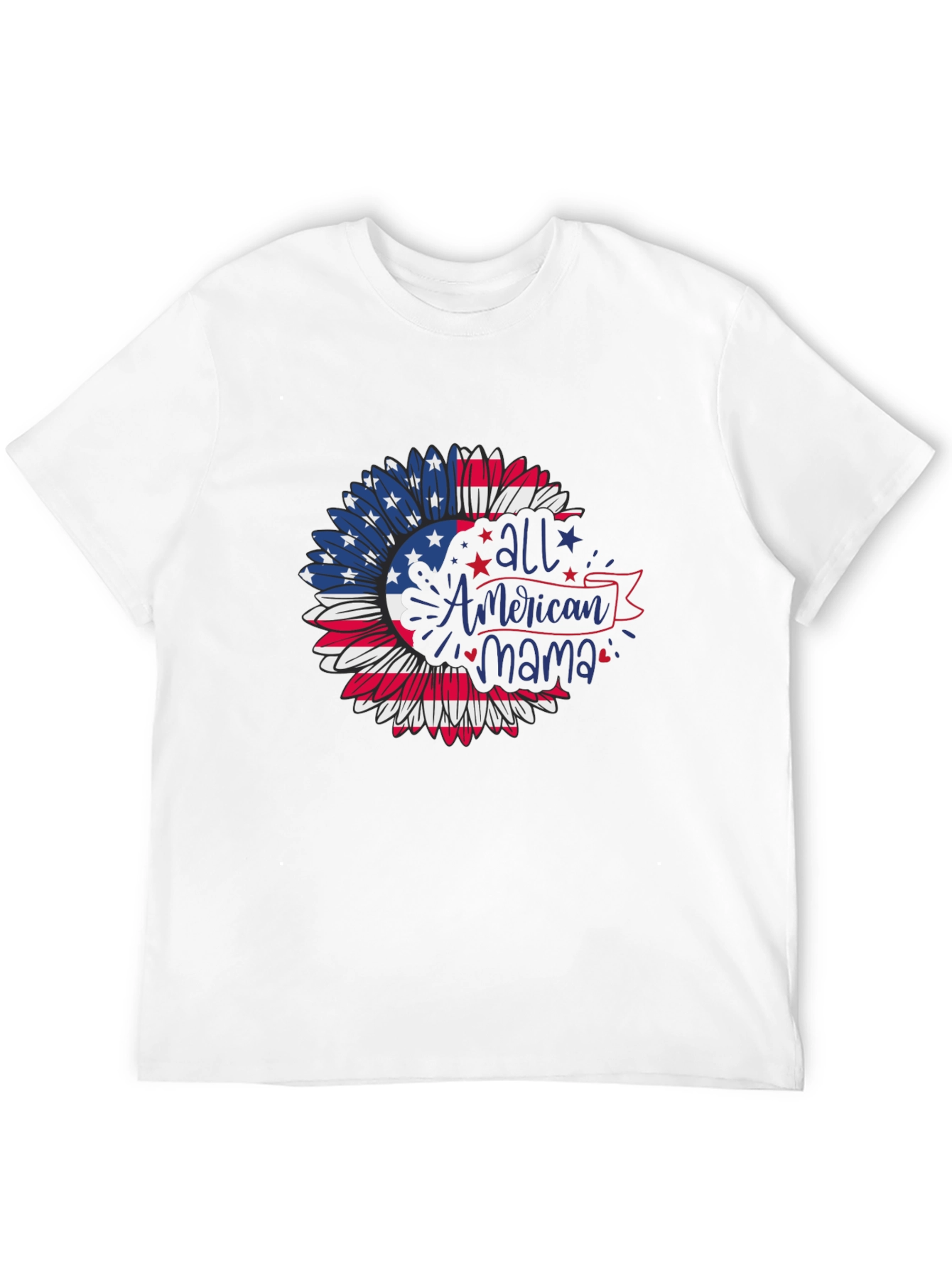 American Mama Patriotic Sunflower T-Shirt