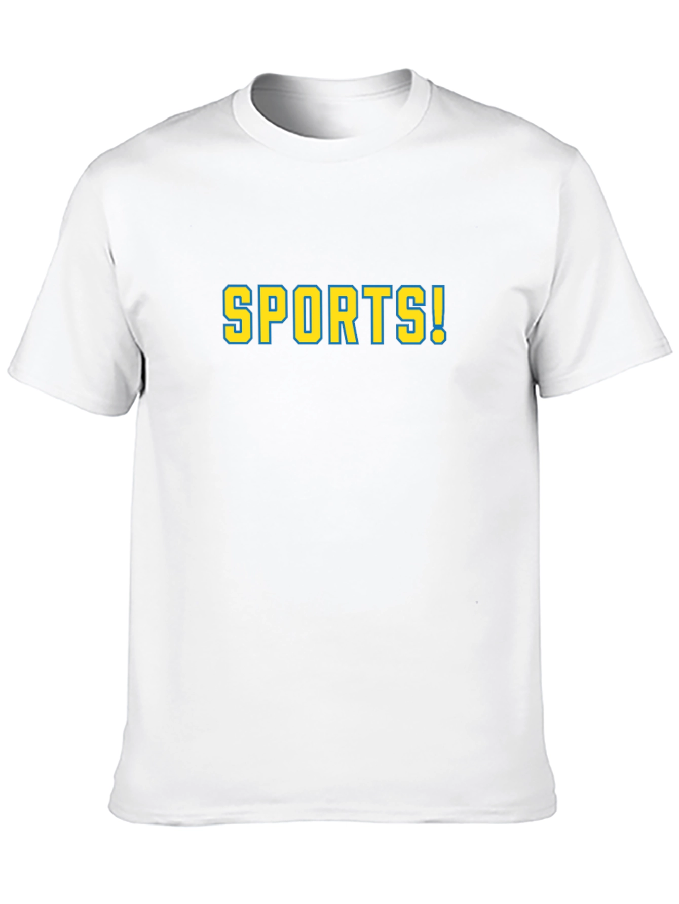 Sports! Graphic Print Black T-Shirt