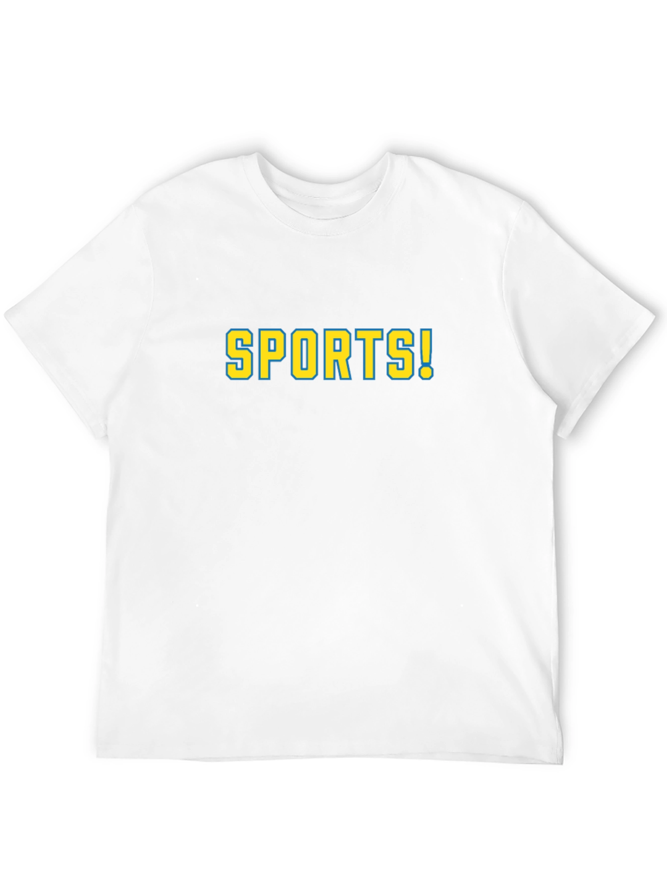 Sports! Graphic Print Black T-Shirt