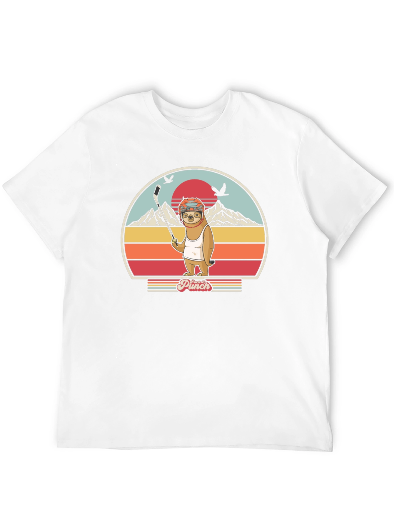 Sloth Hockey T-Shirt - Punch It!