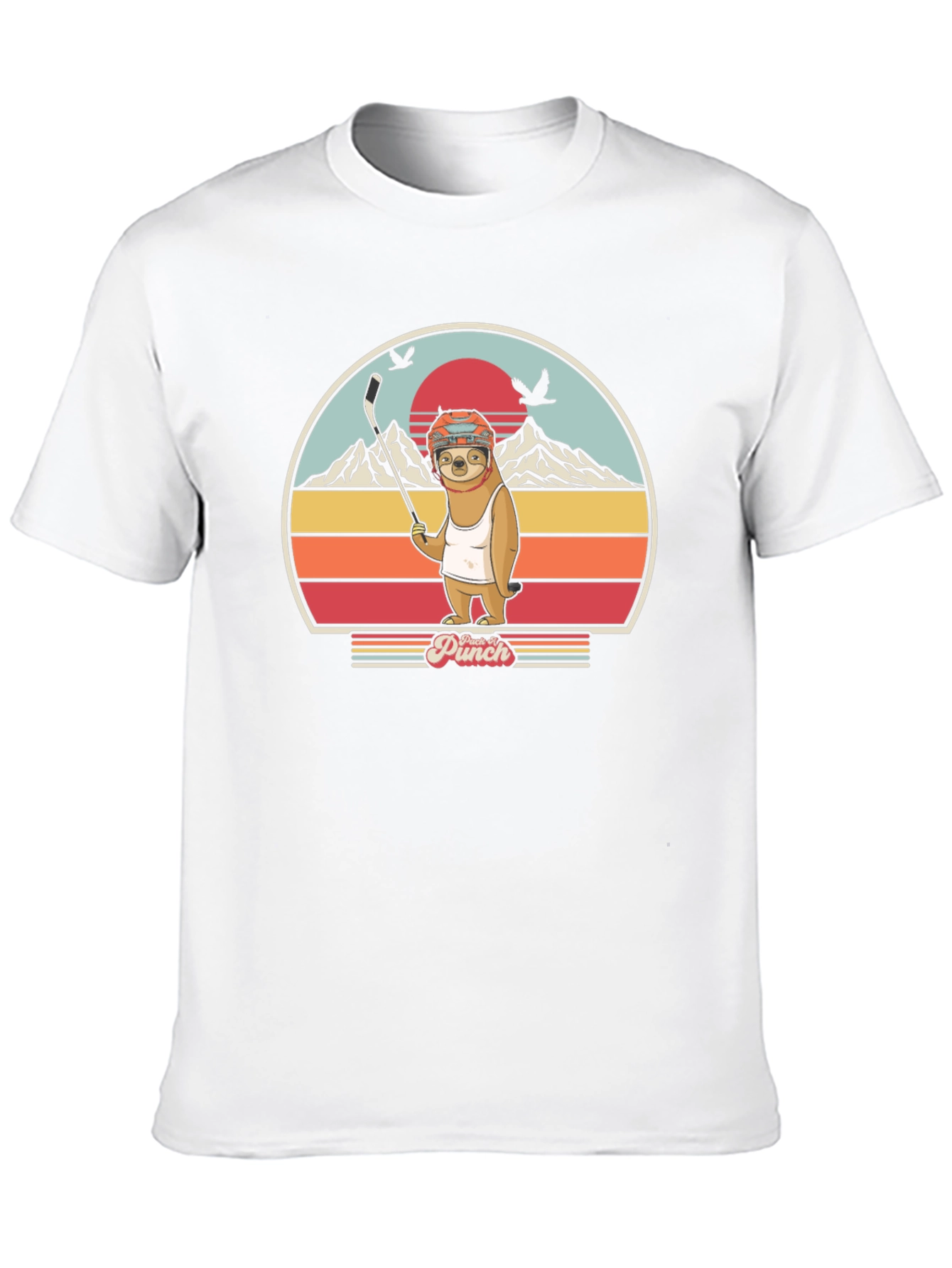 Sloth Hockey T-Shirt - Punch It!