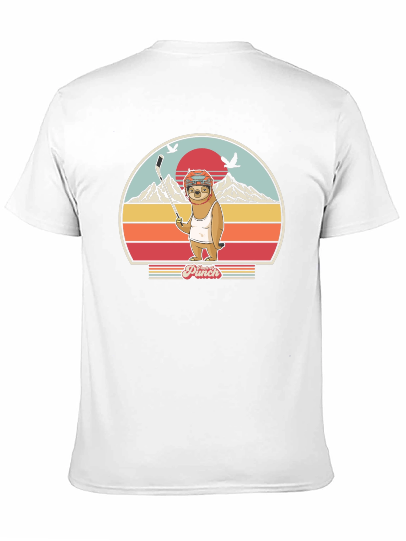 Sloth Hockey T-Shirt - Punch It!