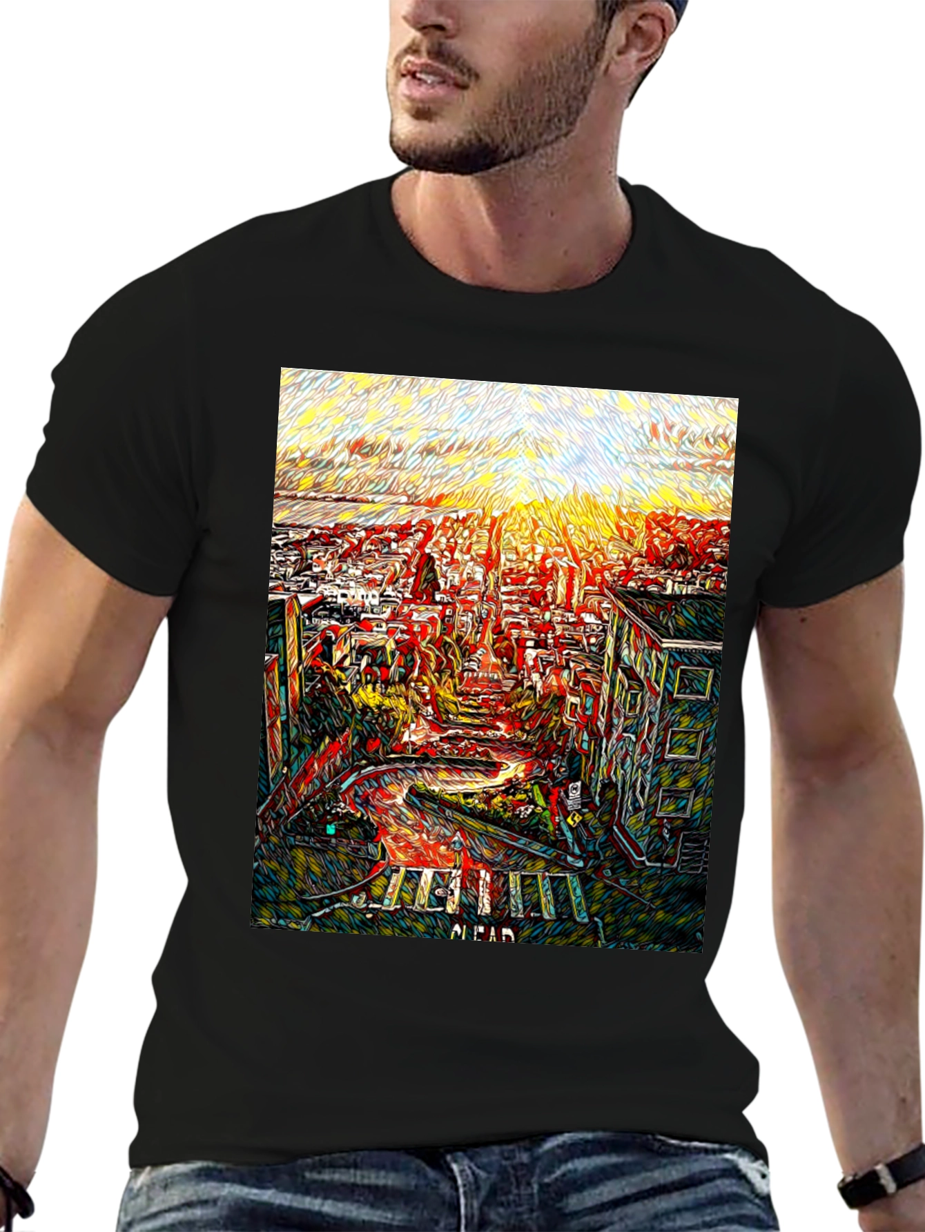 Sunset San Francisco Graphic T-Shirt