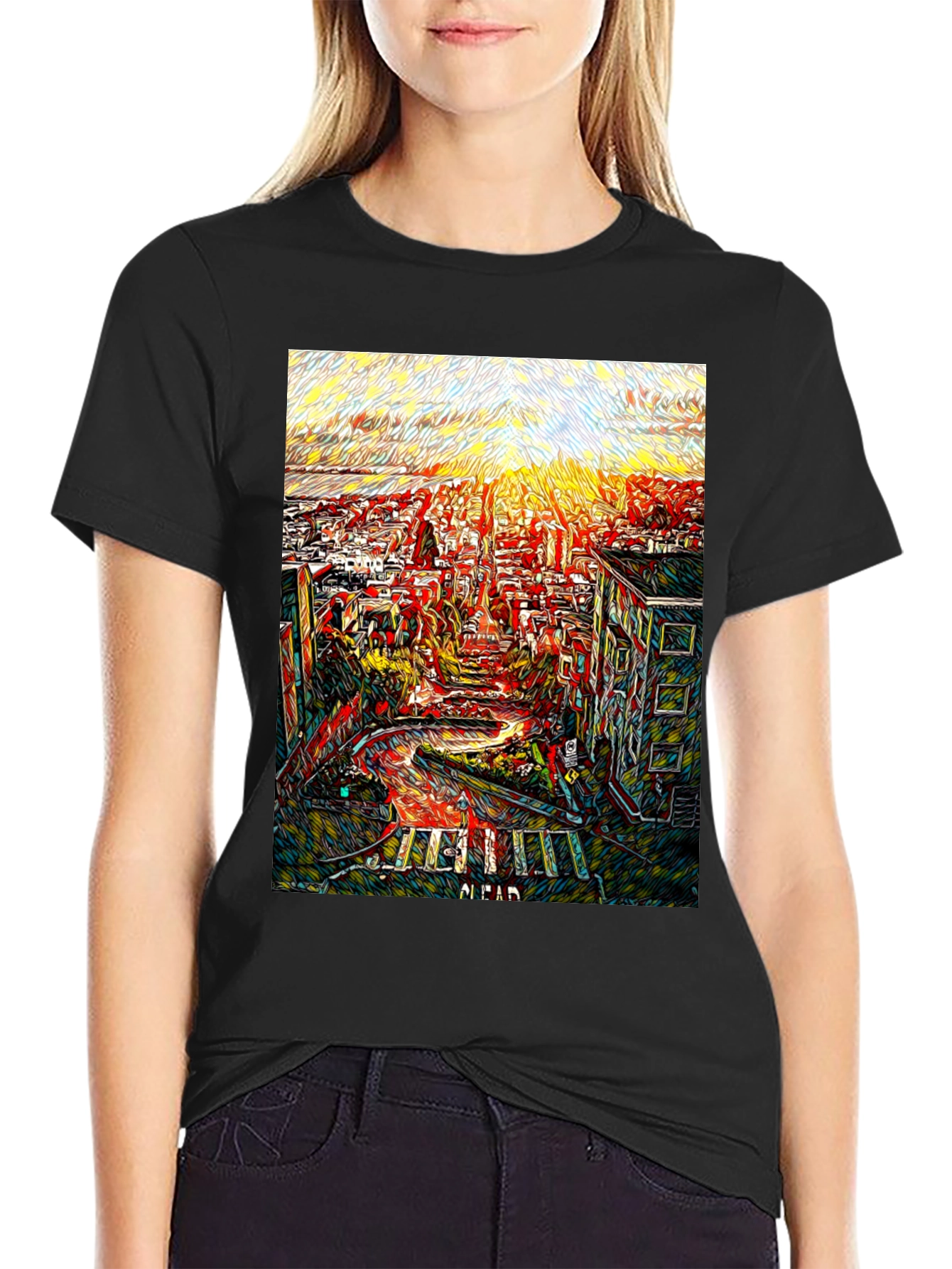 Sunset San Francisco Graphic T-Shirt
