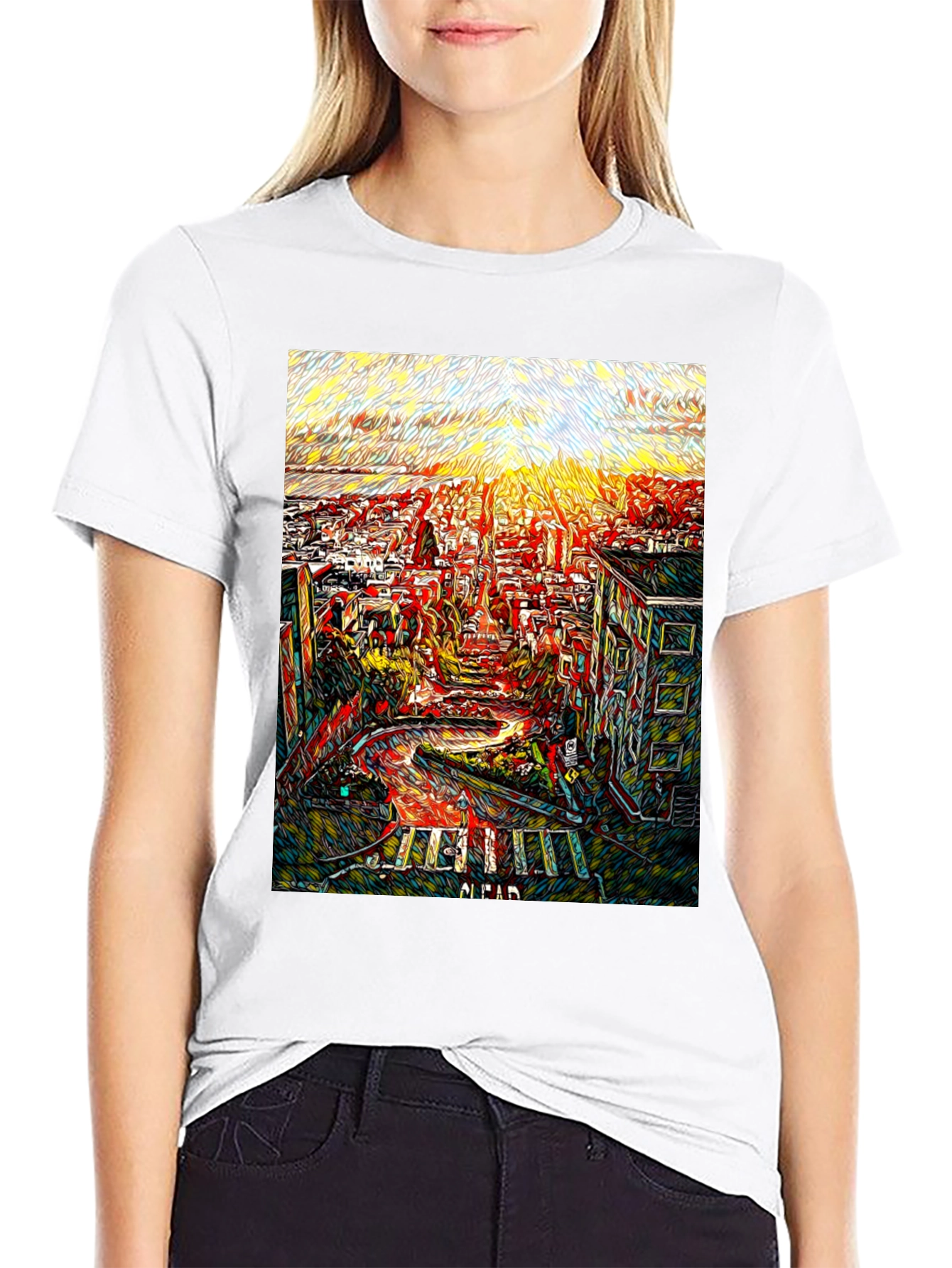 Sunset San Francisco Graphic T-Shirt