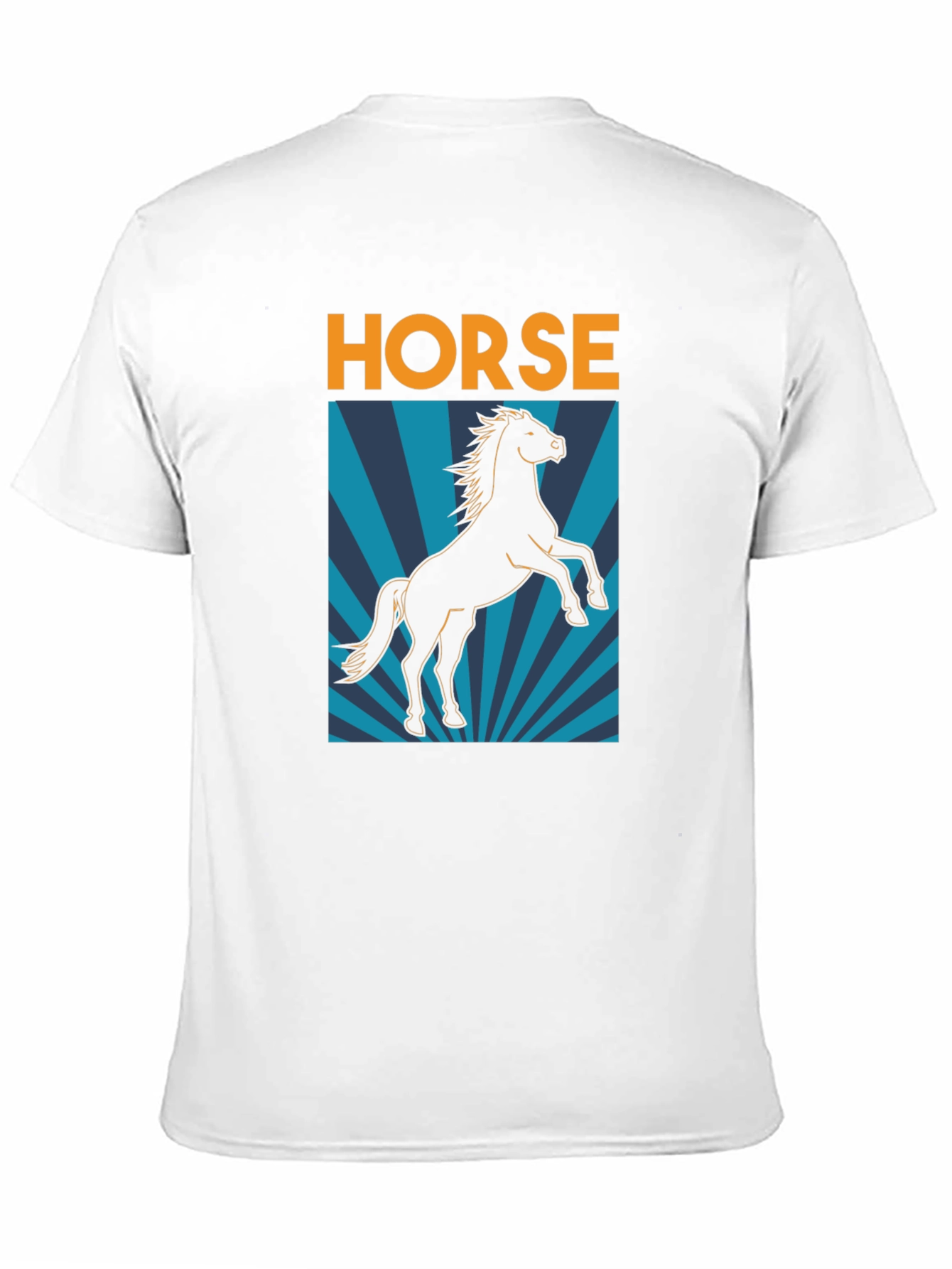 Horse Graphic T-Shirt - Black