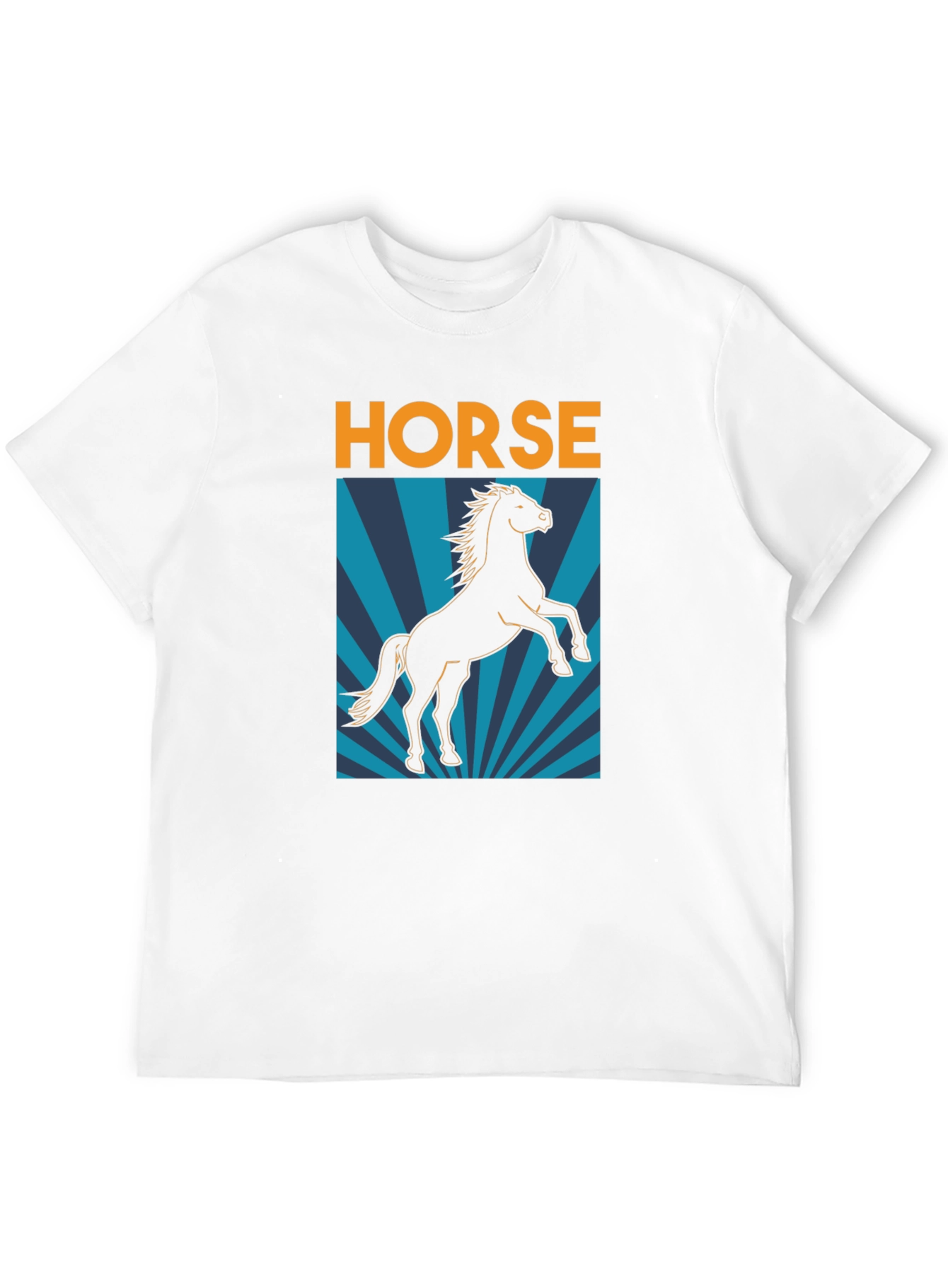Horse Graphic T-Shirt - Black