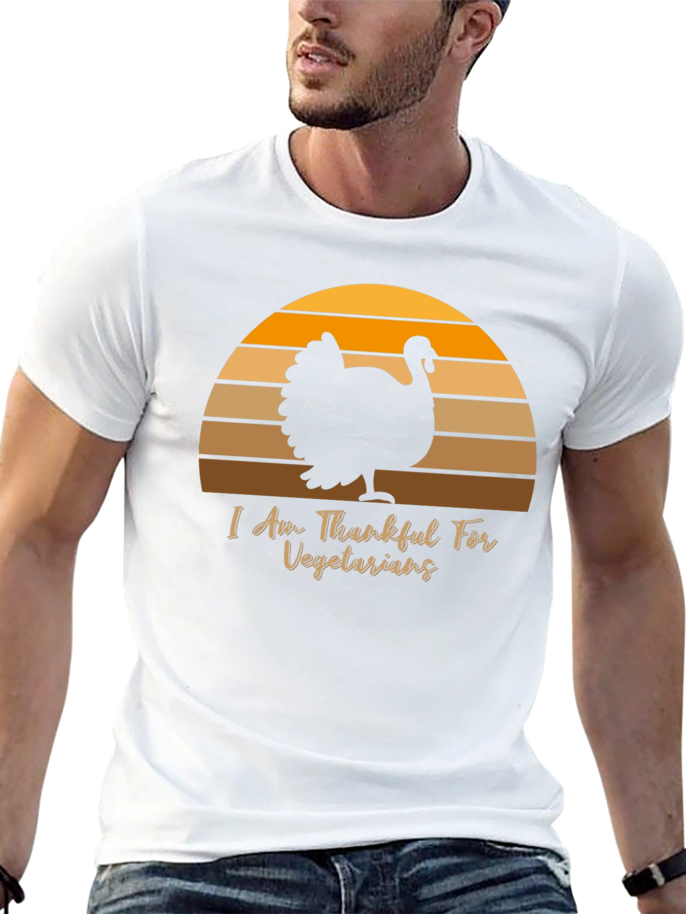 Thanksgiving Turkey Vegetarian T-Shirt