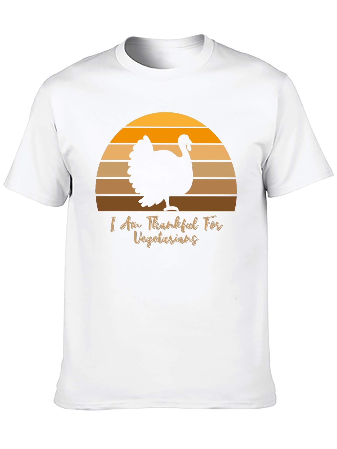Thanksgiving Turkey Vegetarian T-Shirt