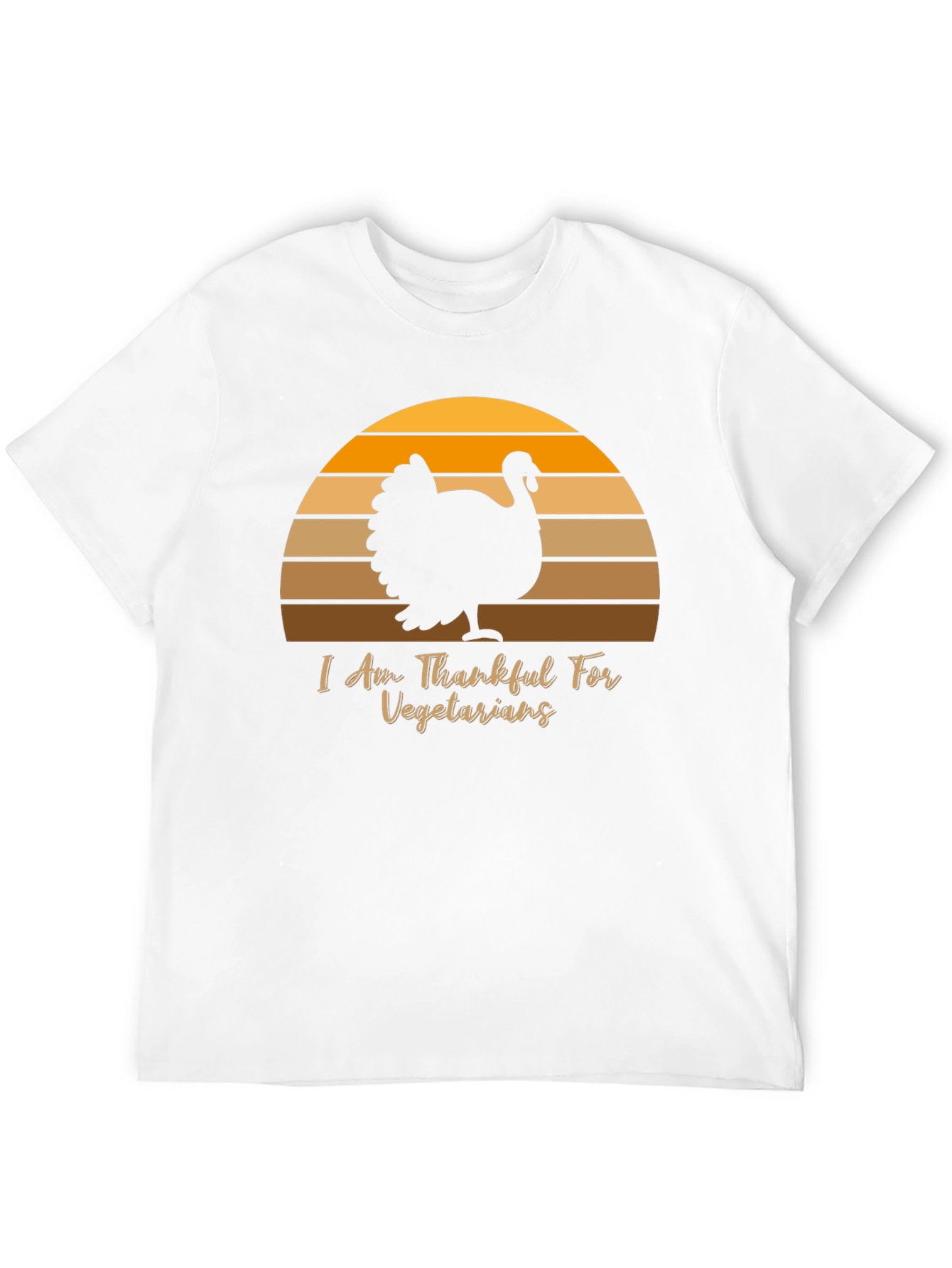 Thanksgiving Turkey Vegetarian T-Shirt