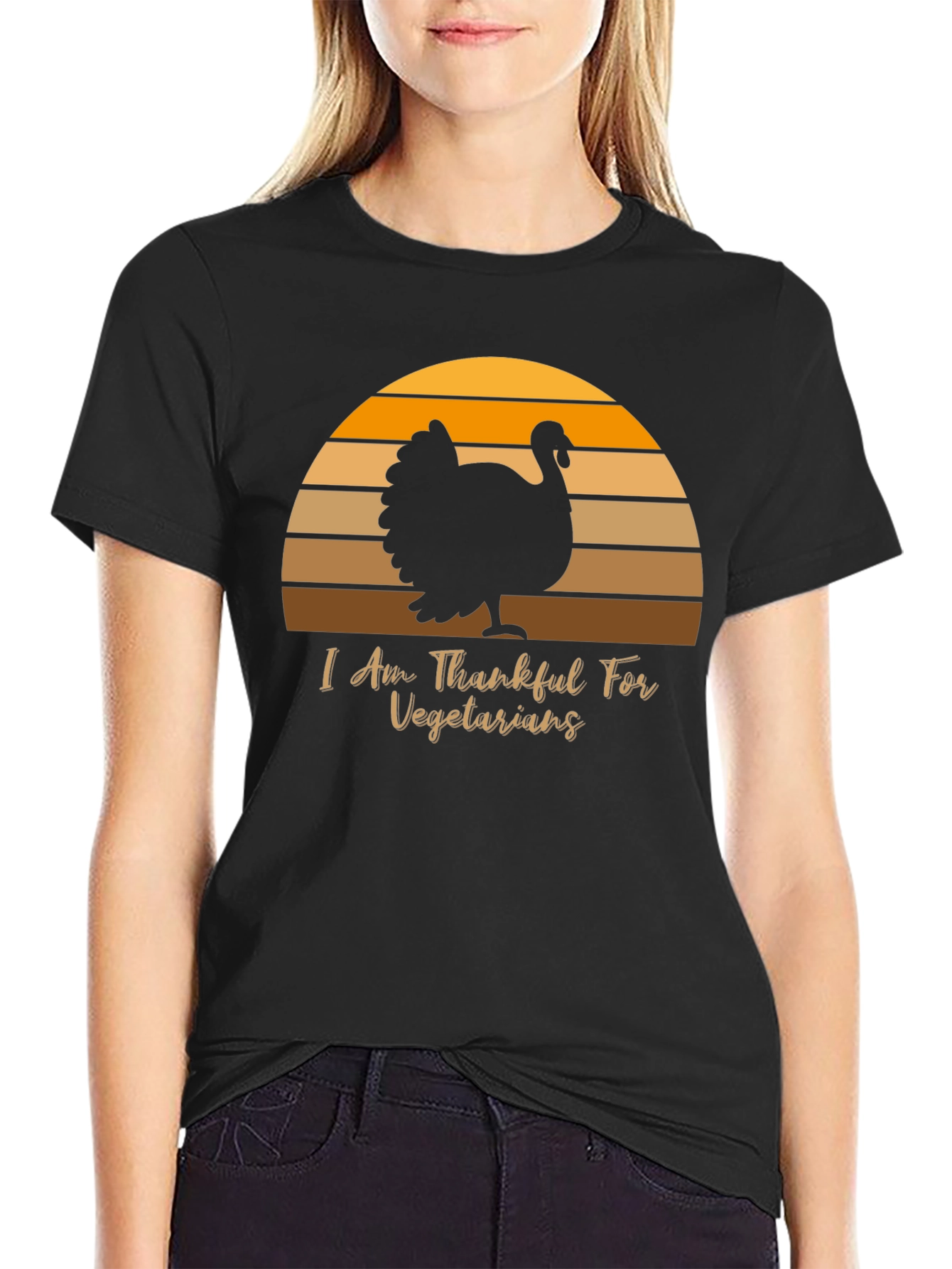 Thanksgiving Turkey Vegetarian T-Shirt