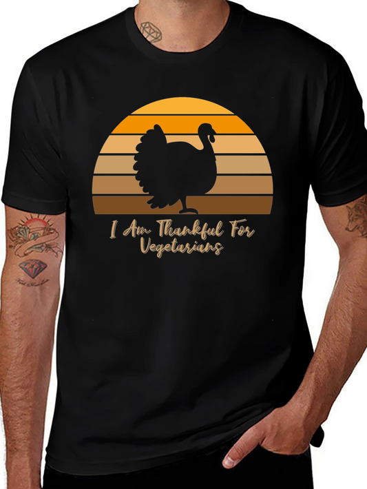 Thanksgiving Turkey Vegetarian T-Shirt