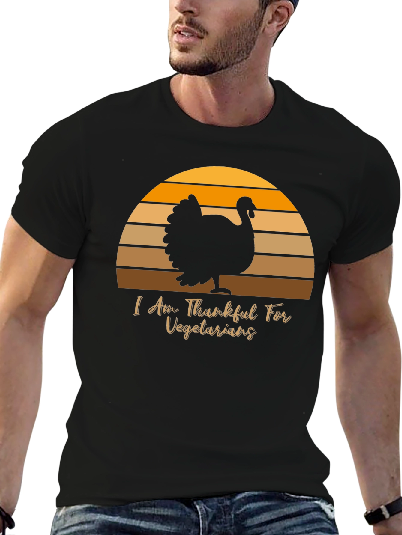 Thanksgiving Turkey Vegetarian T-Shirt