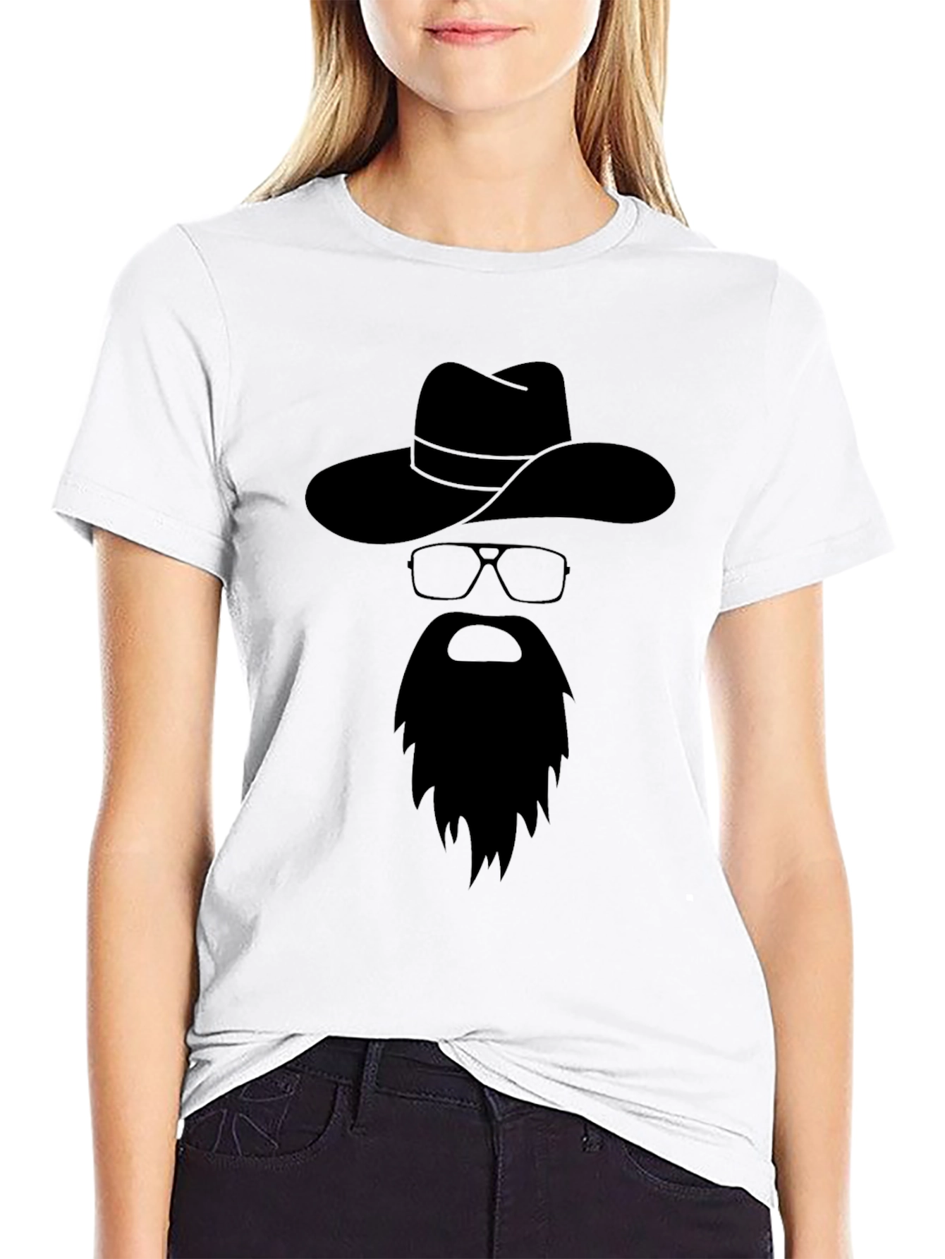 Black Cowboy Silhouette Graphic Tee