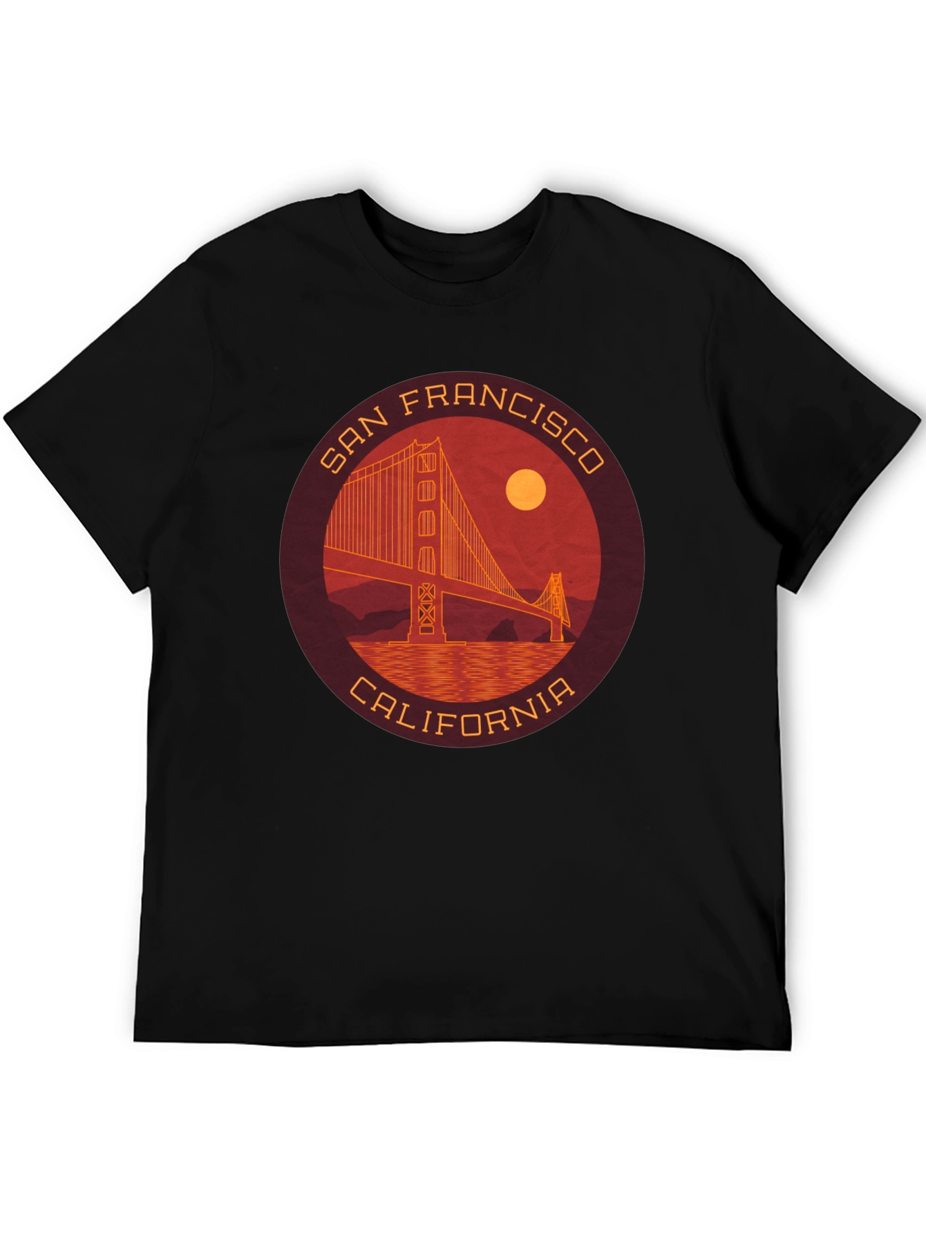 San Francisco Golden Gate Bridge Mens Graphic Tee