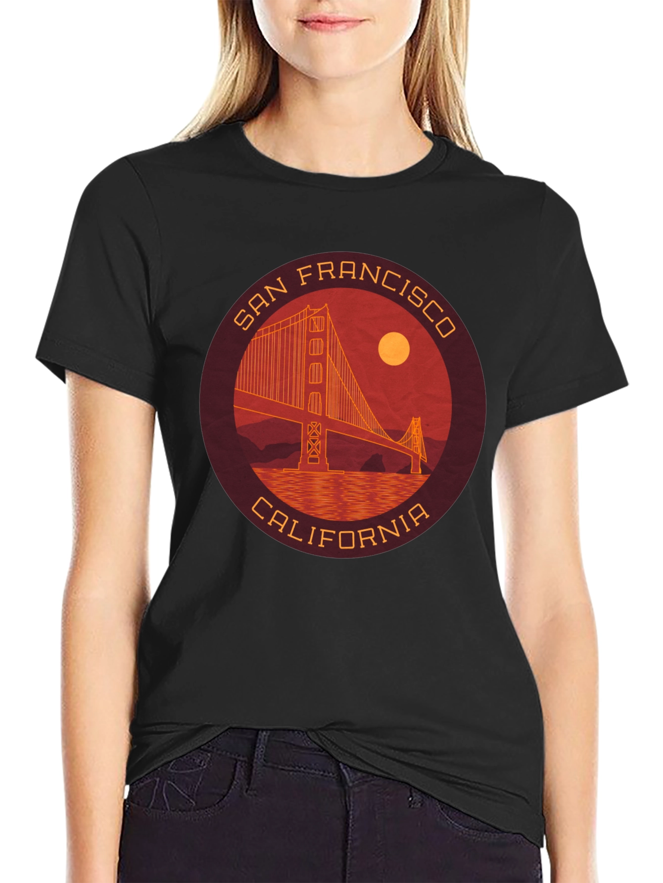 San Francisco Golden Gate Bridge Mens Graphic Tee
