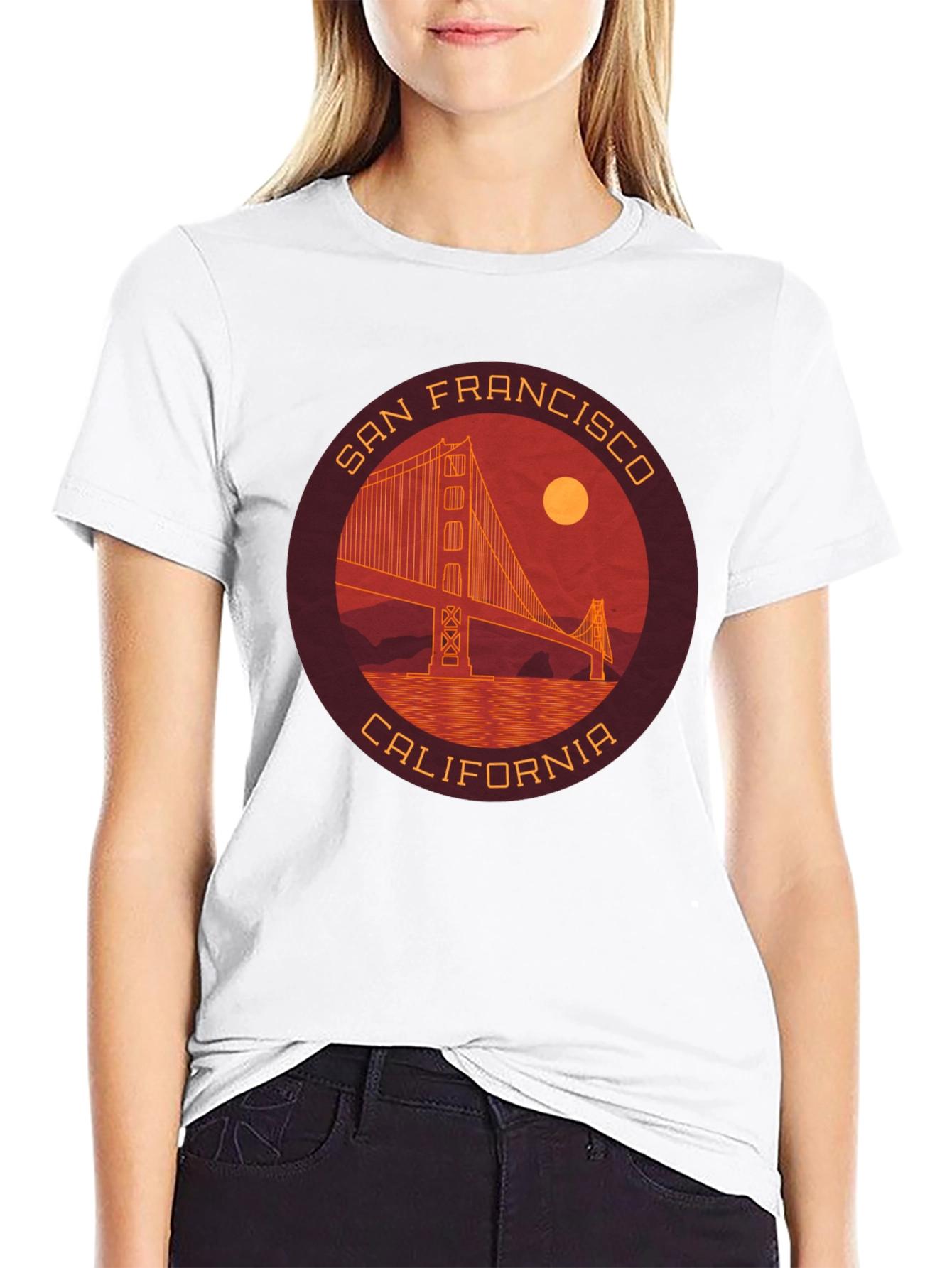 San Francisco Golden Gate Bridge Mens Graphic Tee
