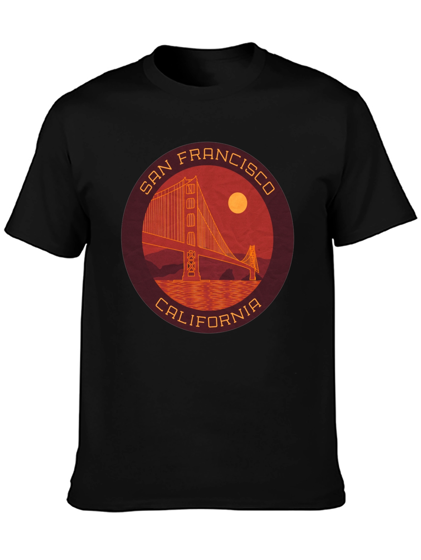 San Francisco Golden Gate Bridge Mens Graphic Tee