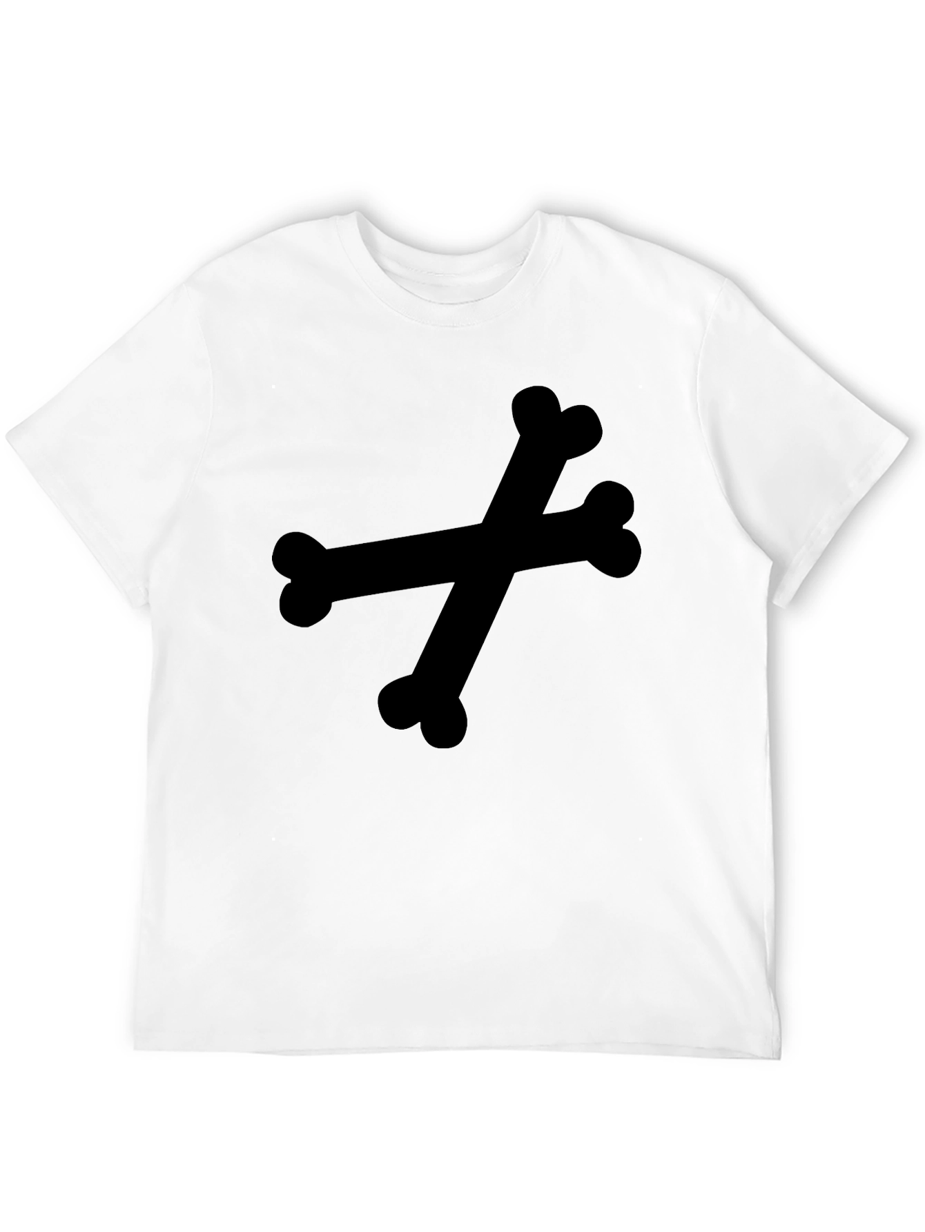 Crossbones Graphic Tee - Mens Black T-Shirt