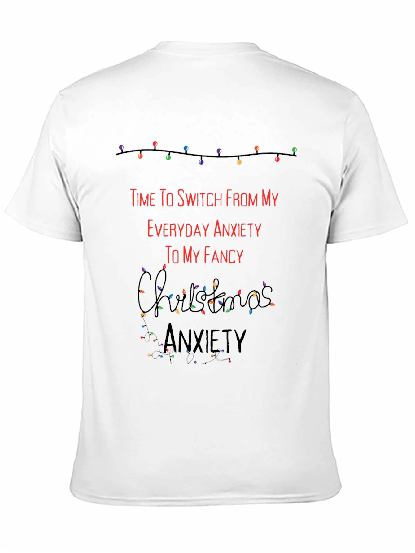 Funny Christmas Anxiety T-Shirt
