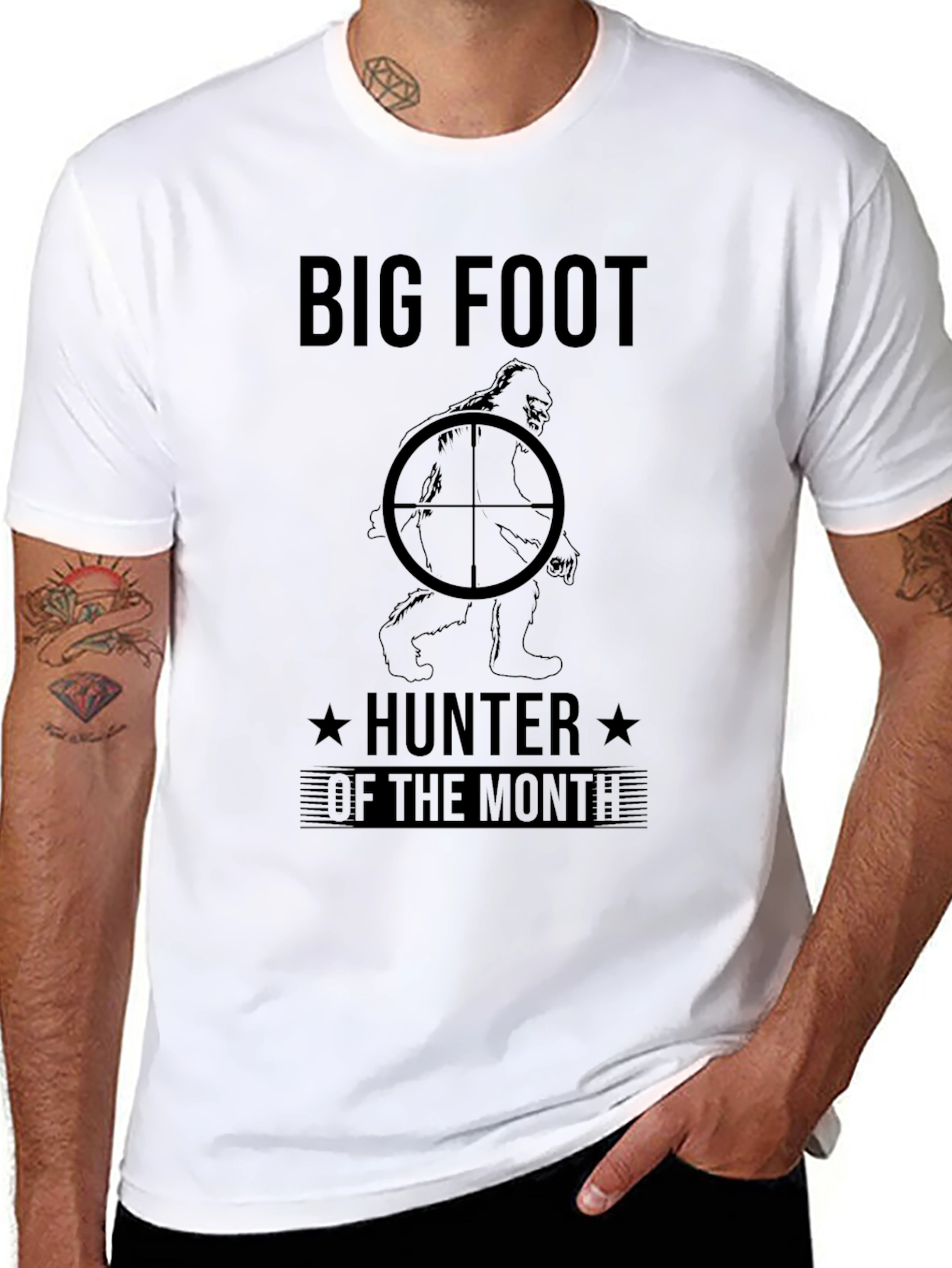 Big Foot Hunter of the Month Graphic Tee