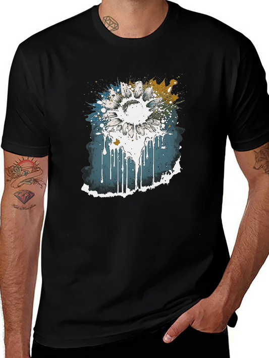 Sunflower Splash Graphic Tee