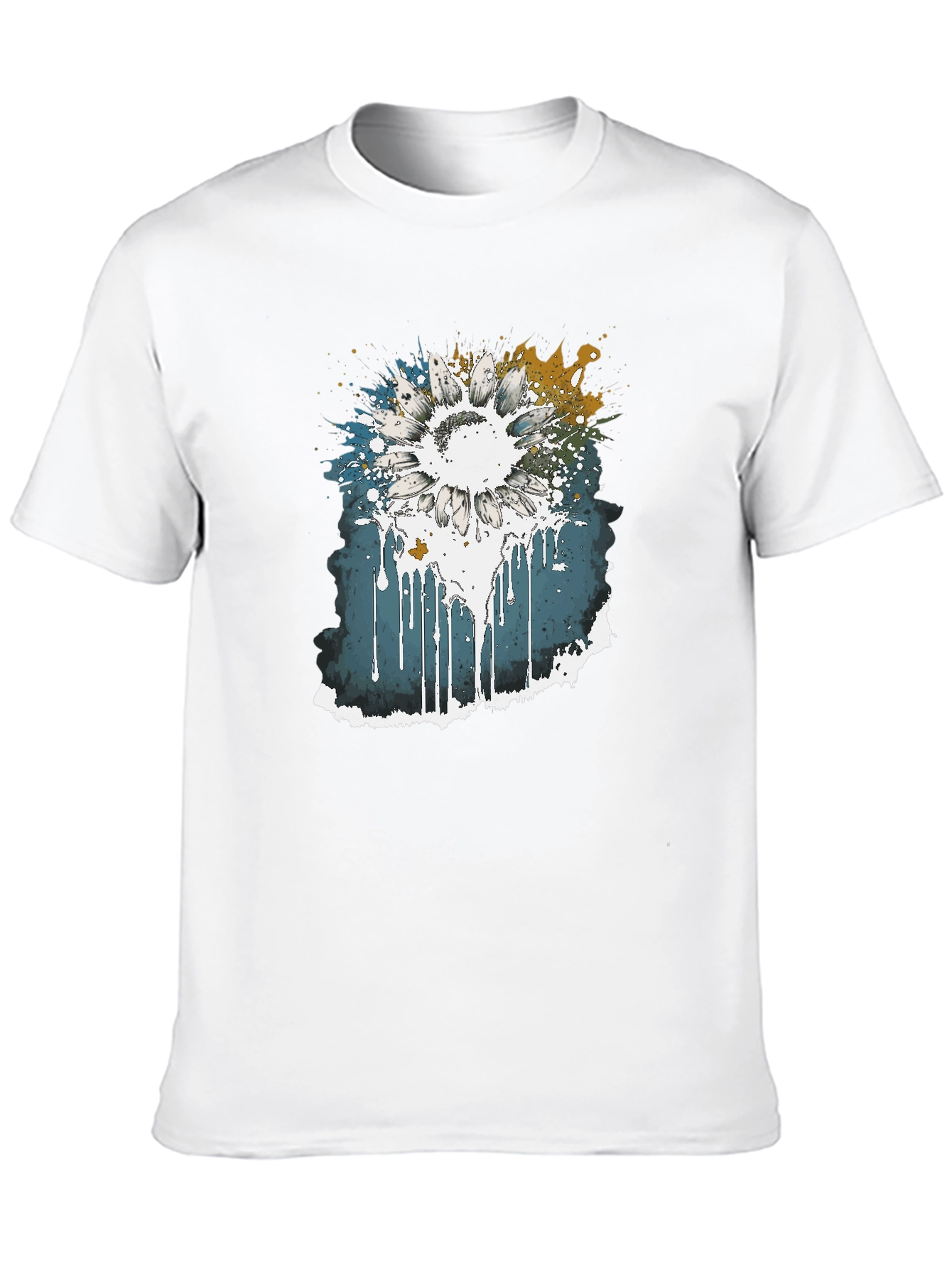 Sunflower Splash Graphic Tee