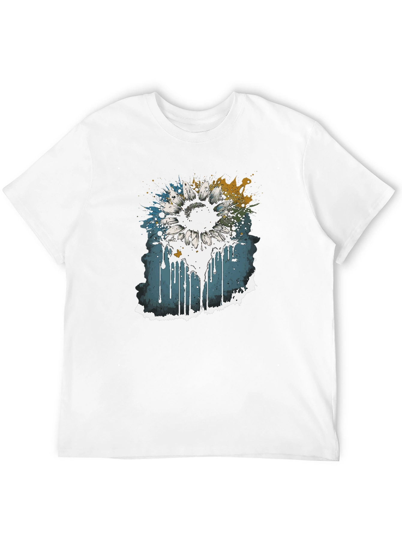Sunflower Splash Graphic Tee