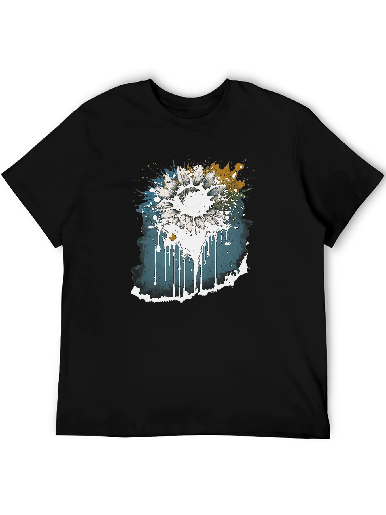 Sunflower Splash Graphic Tee