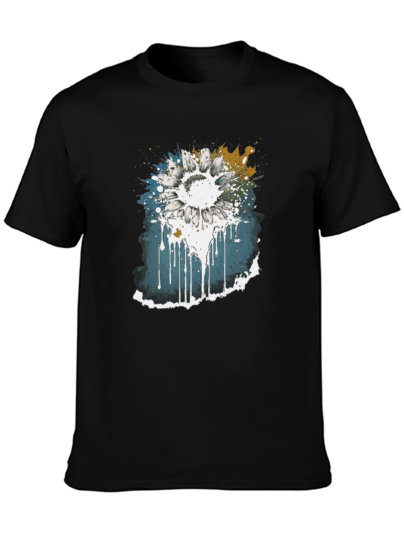 Sunflower Splash Graphic Tee