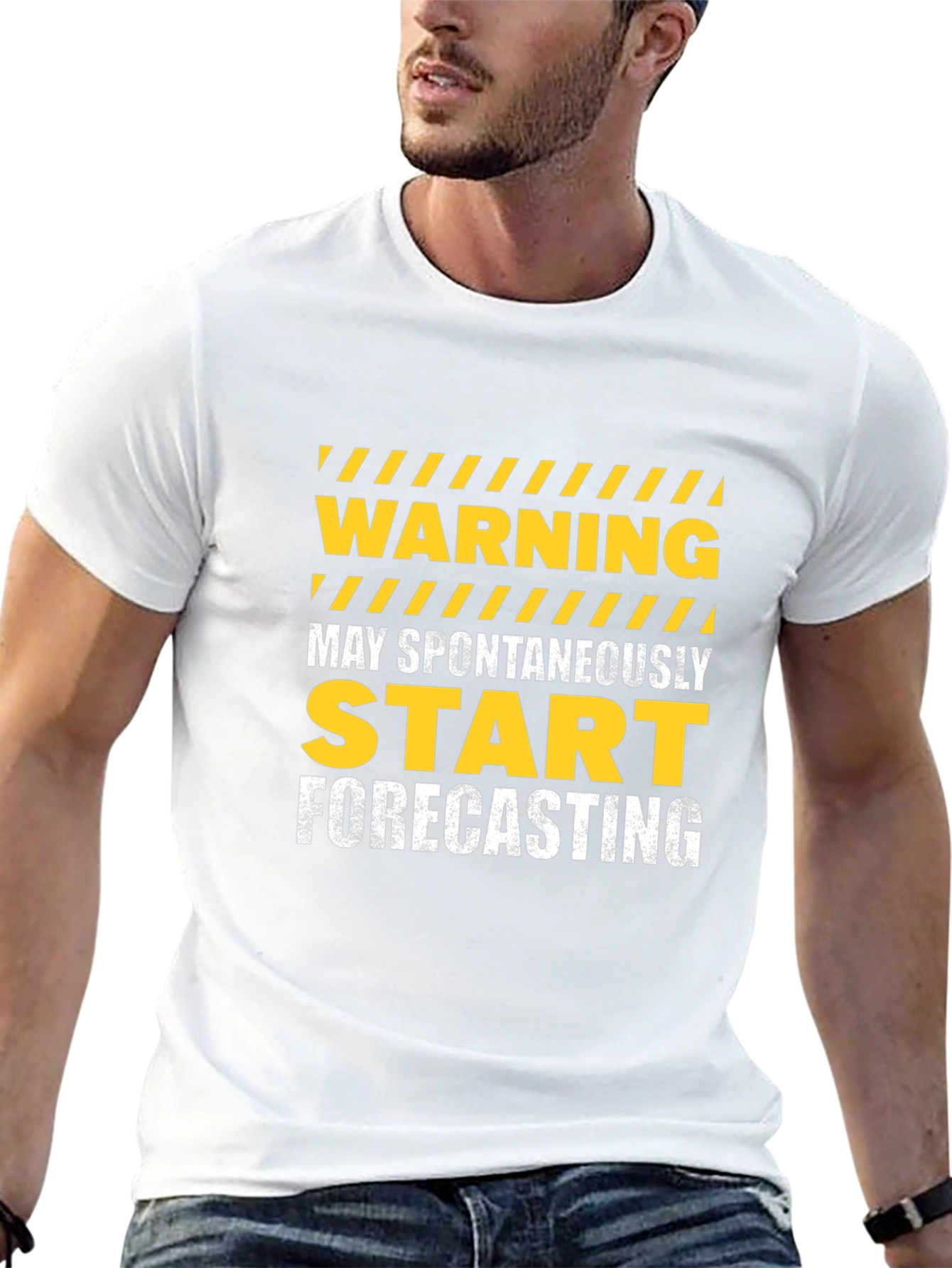 Warning May Spontaneously Start Forecasting Graphic Tee