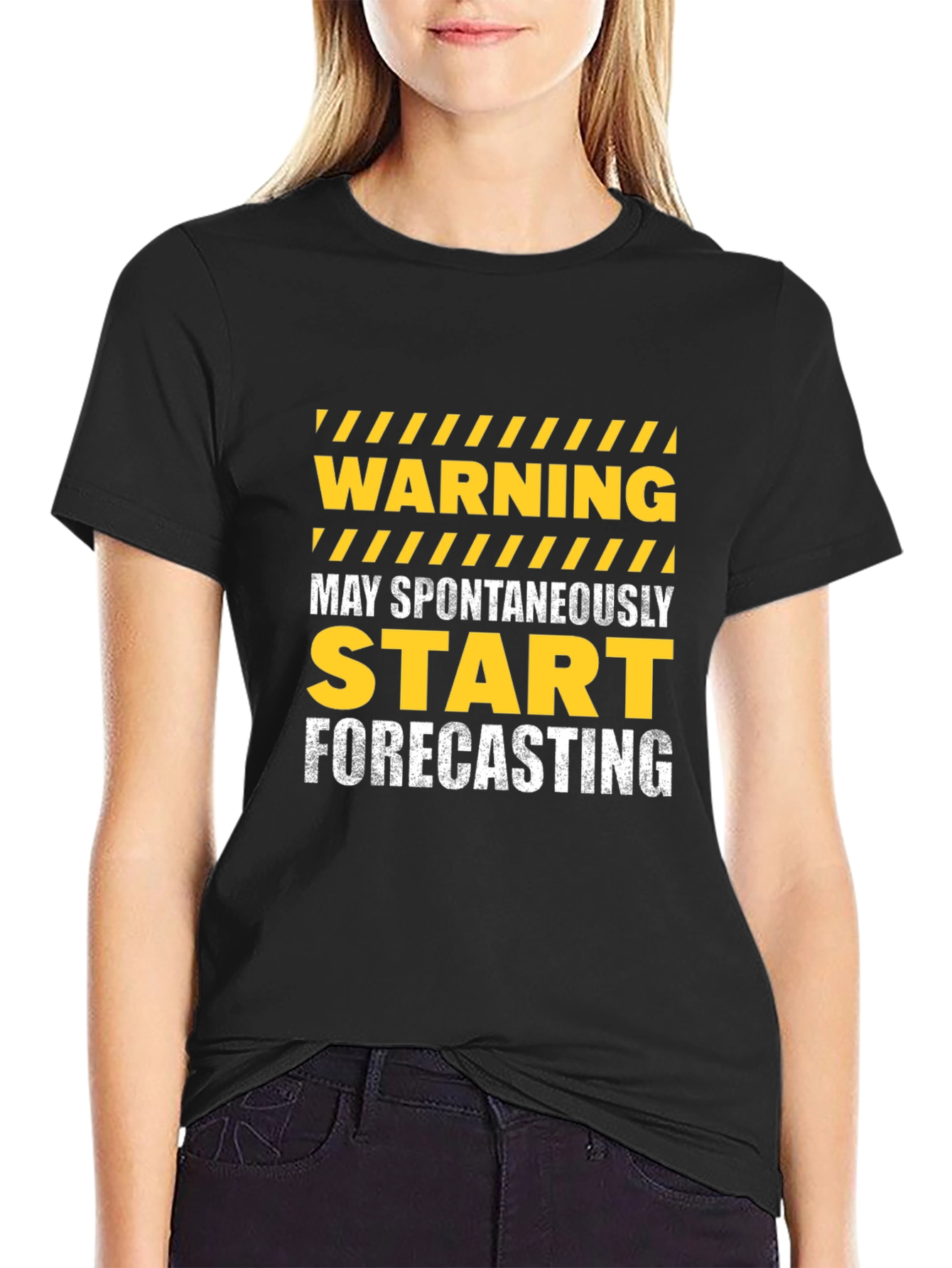 Warning May Spontaneously Start Forecasting Graphic Tee