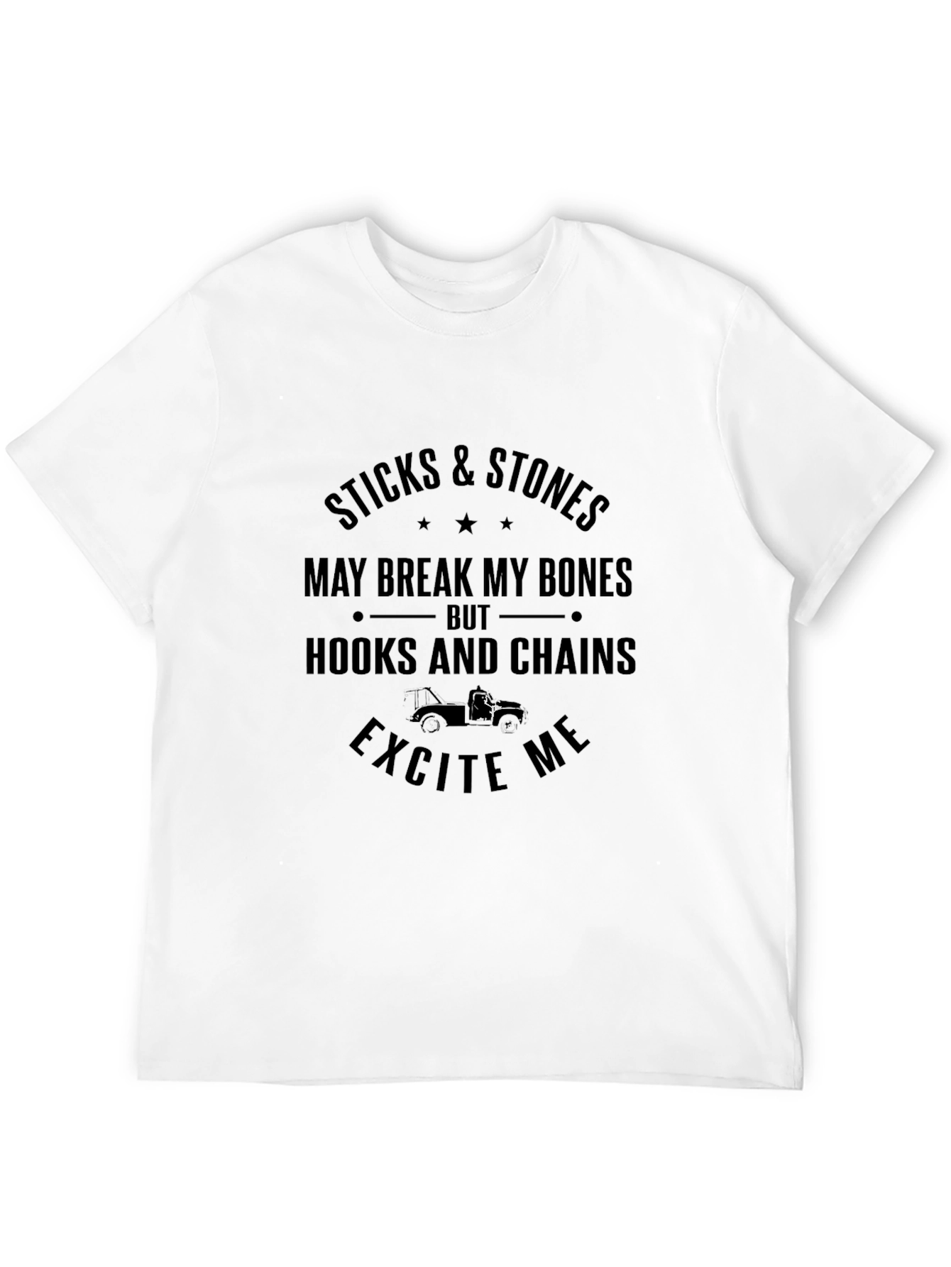 Sticks & Stones Humor Tee