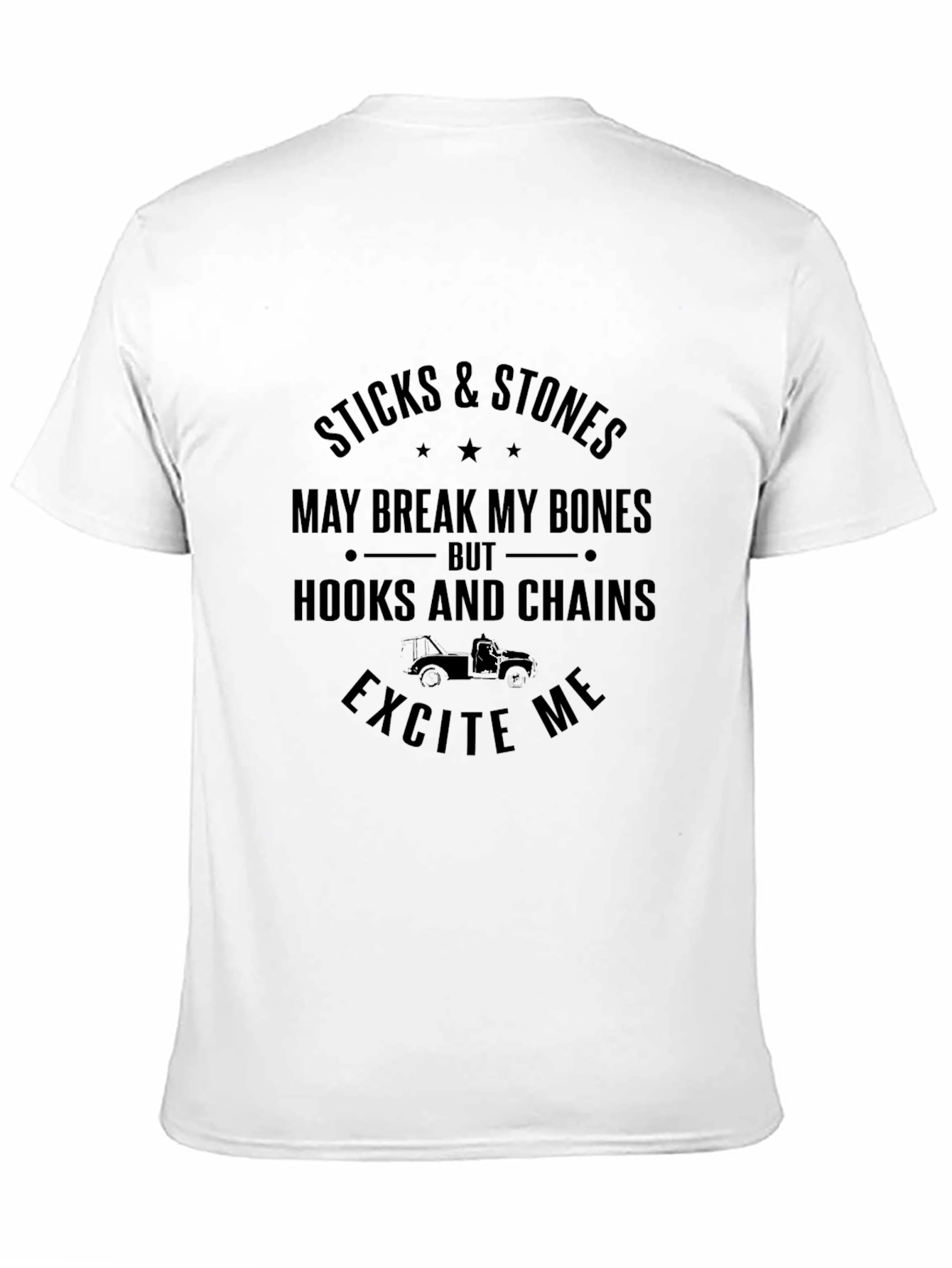 Sticks & Stones Humor Tee