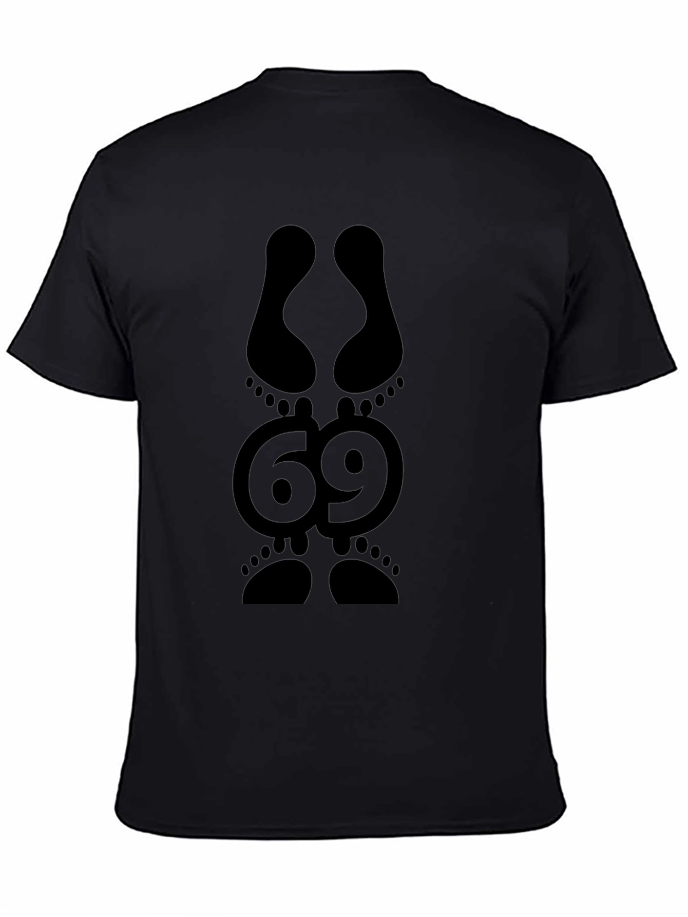 Black 69 Footprint Graphic Tee