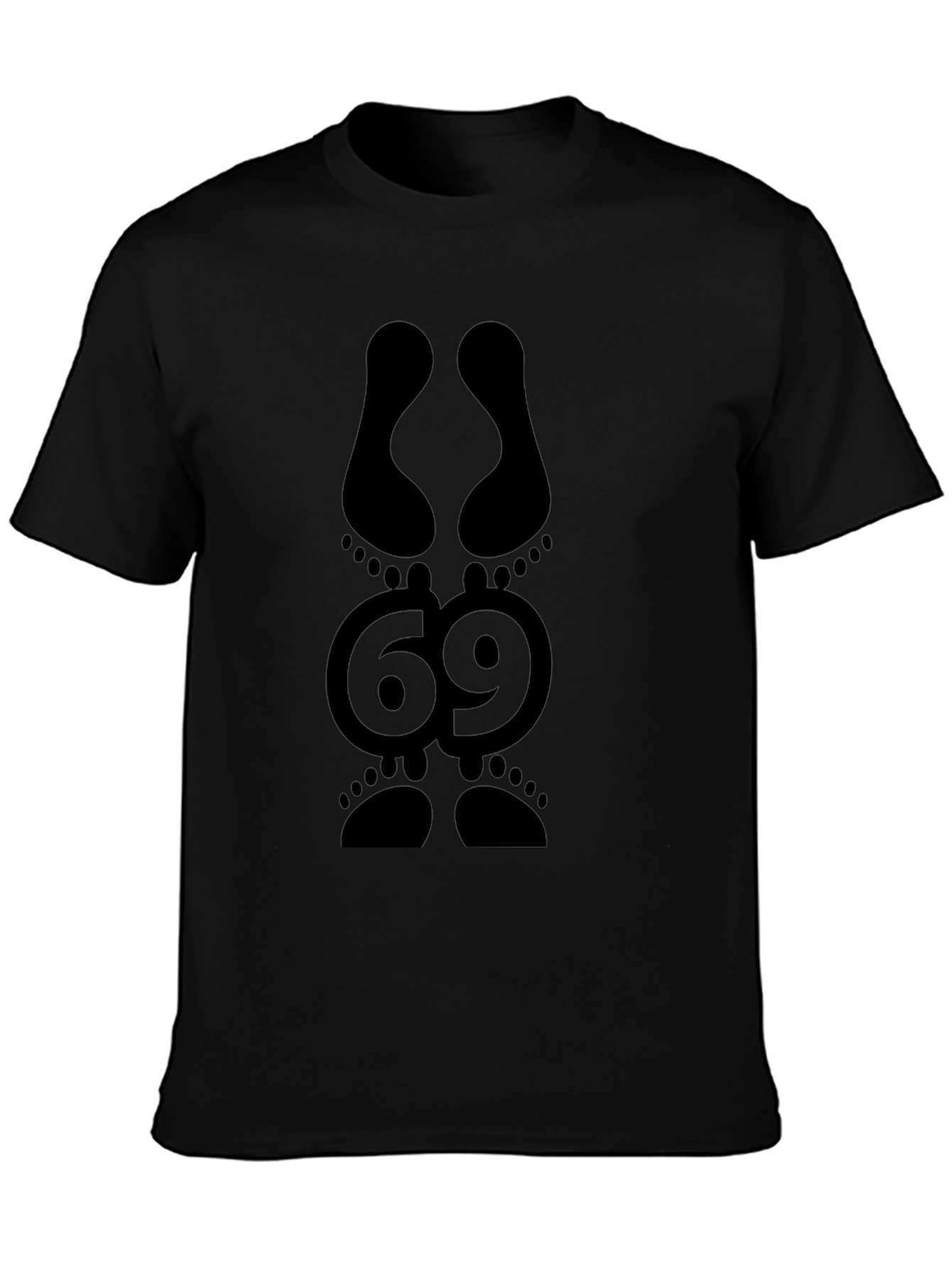 Black 69 Footprint Graphic Tee