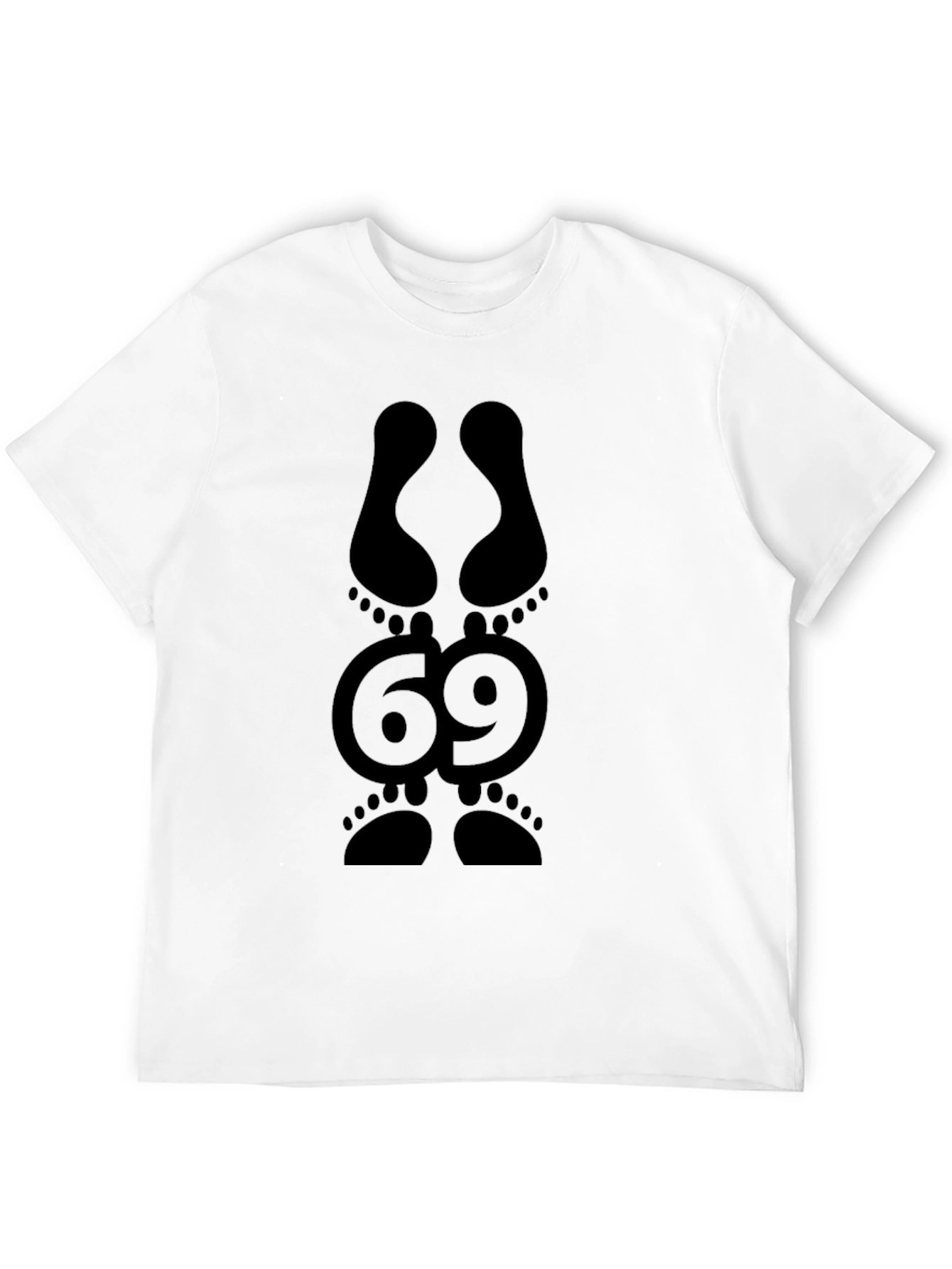 Black 69 Footprint Graphic Tee