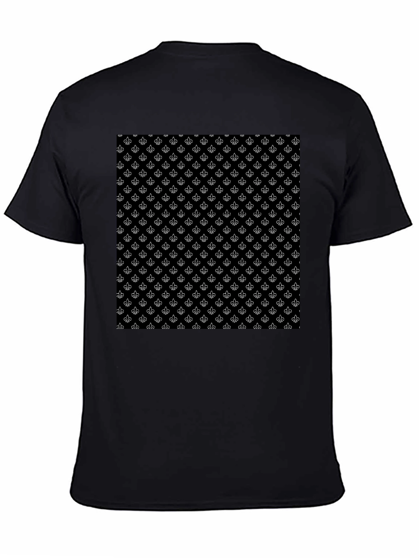 Fleur-de-Lis Pattern T-Shirt - Classic Design