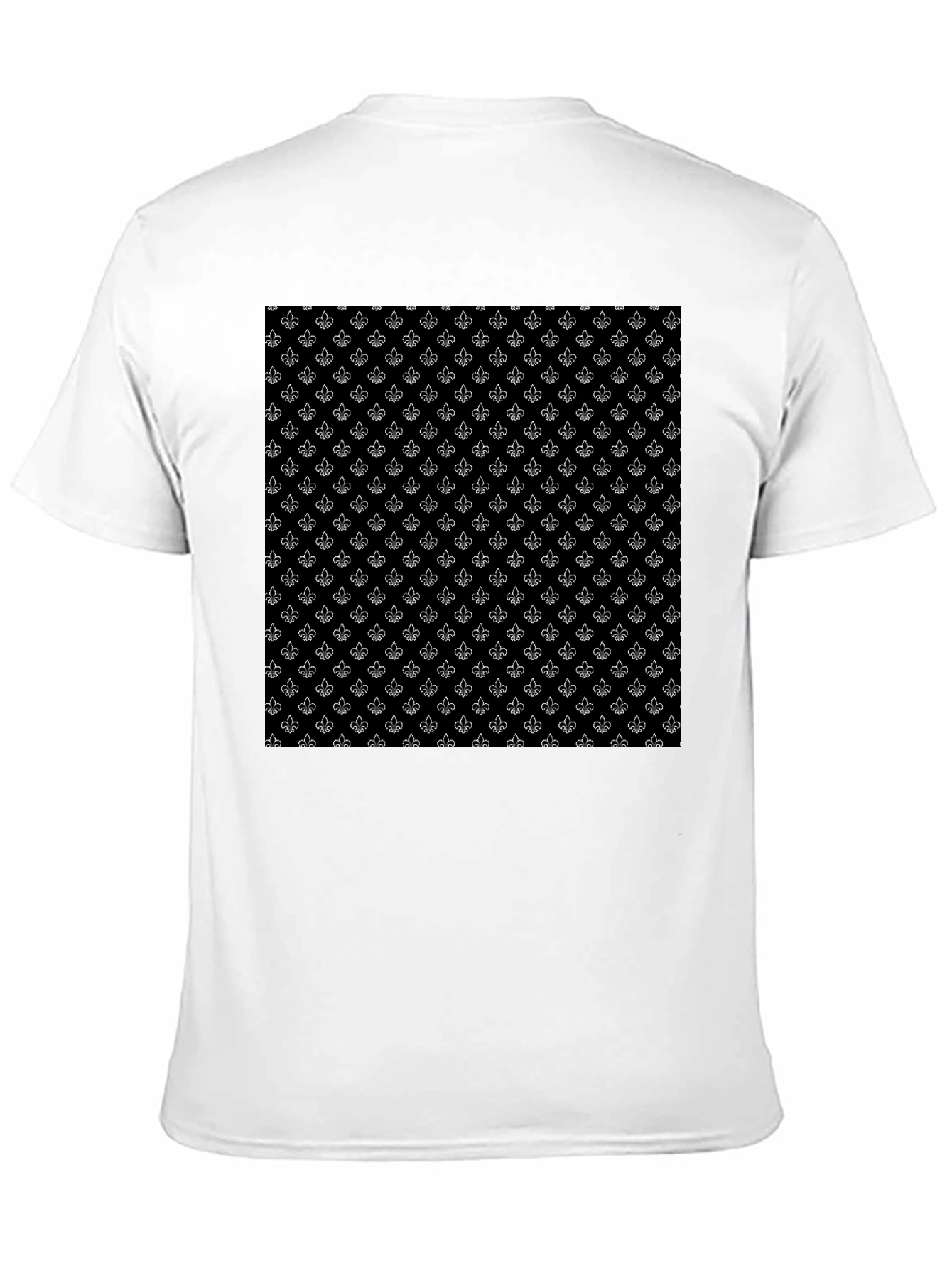 Fleur-de-Lis Pattern T-Shirt - Classic Design
