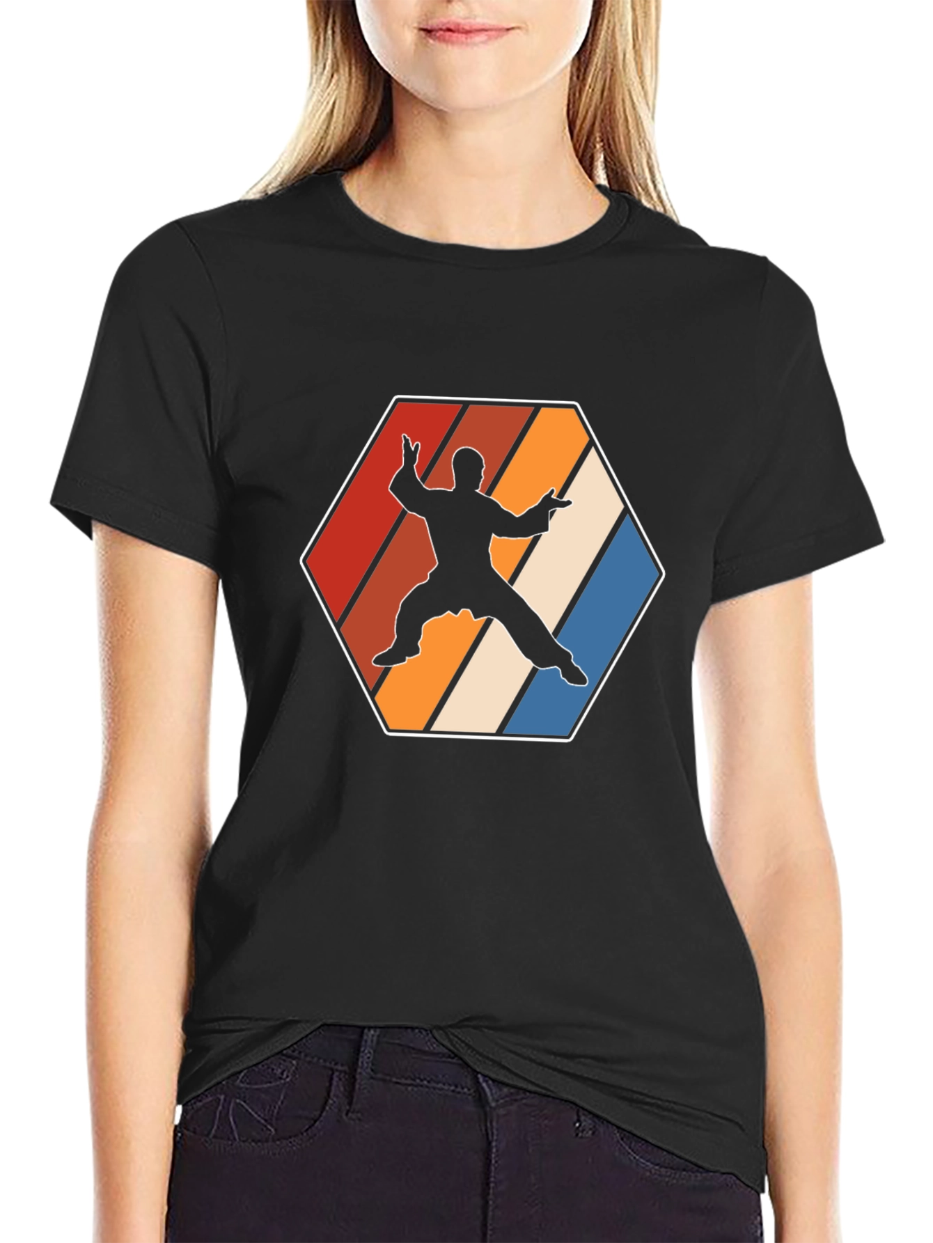 Retro Martial Arts Graphic Tee