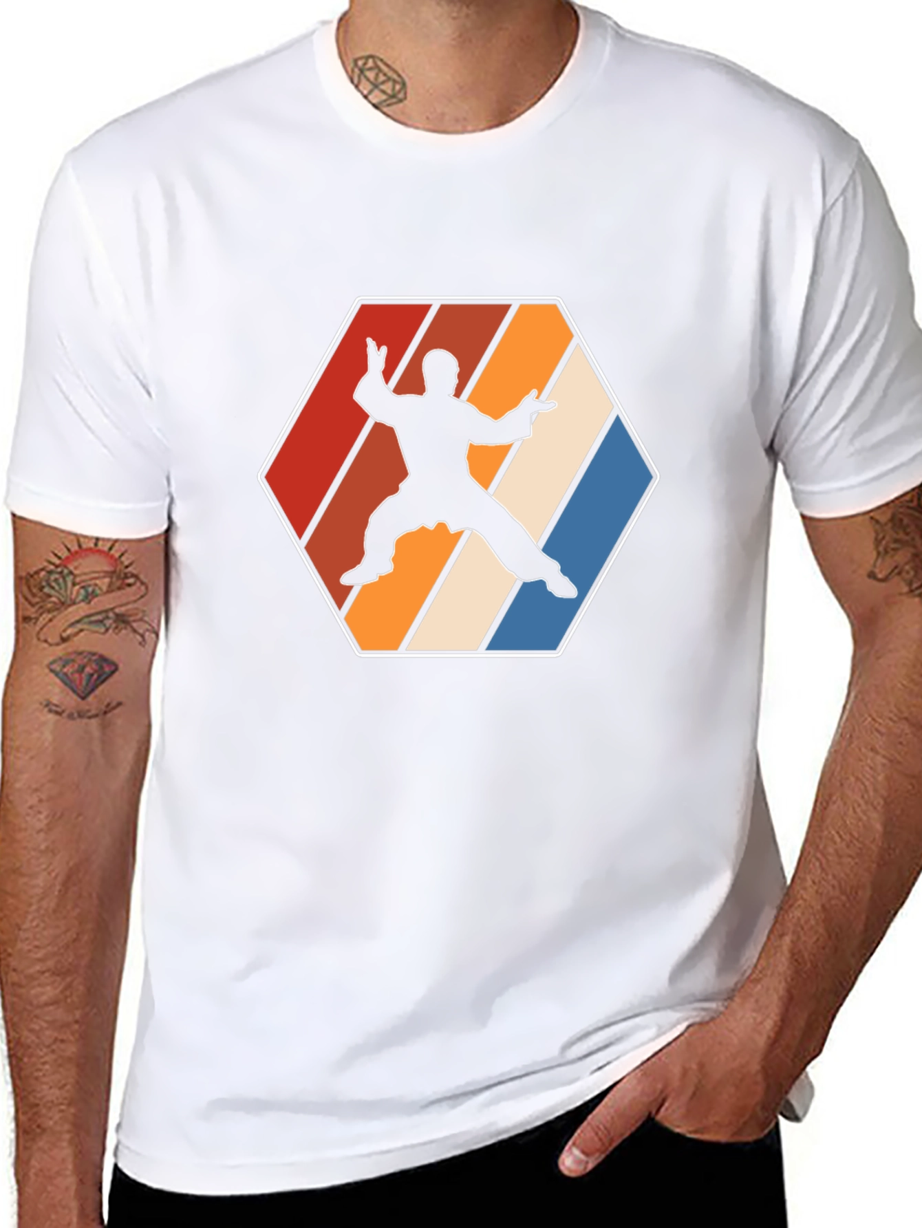 Retro Martial Arts Graphic Tee
