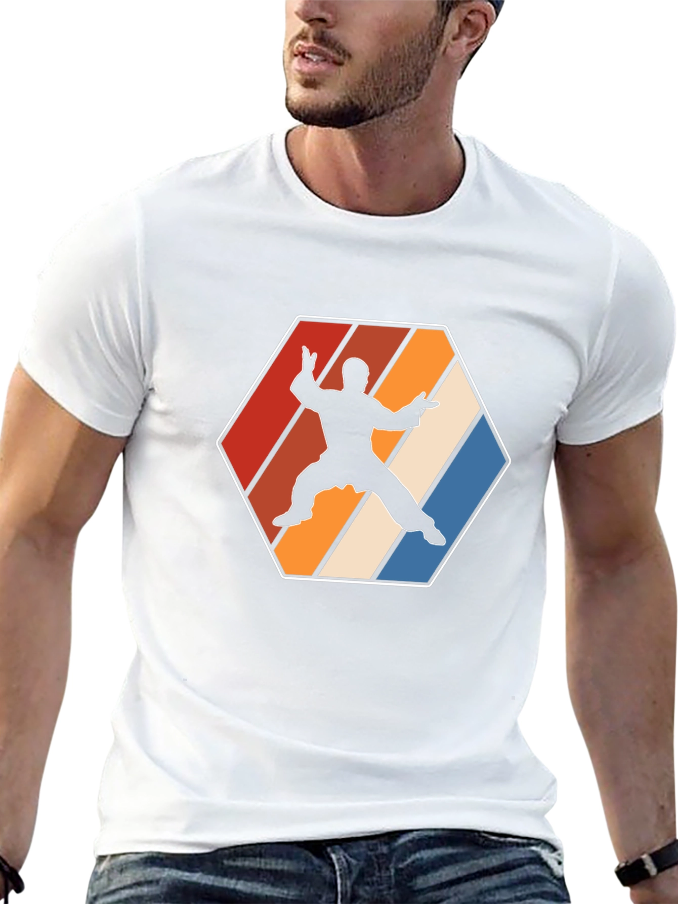 Retro Martial Arts Graphic Tee