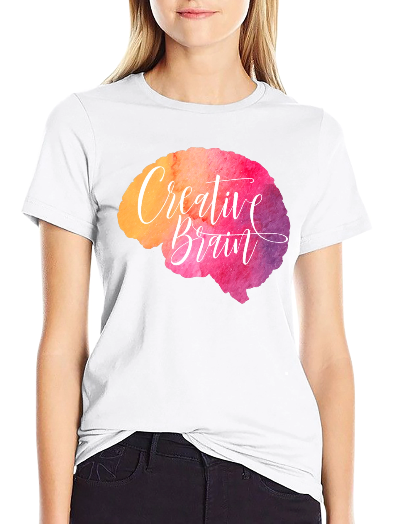 Creative Brain T-Shirt - Artistic Design