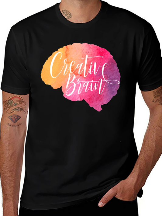 Creative Brain T-Shirt - Artistic Design