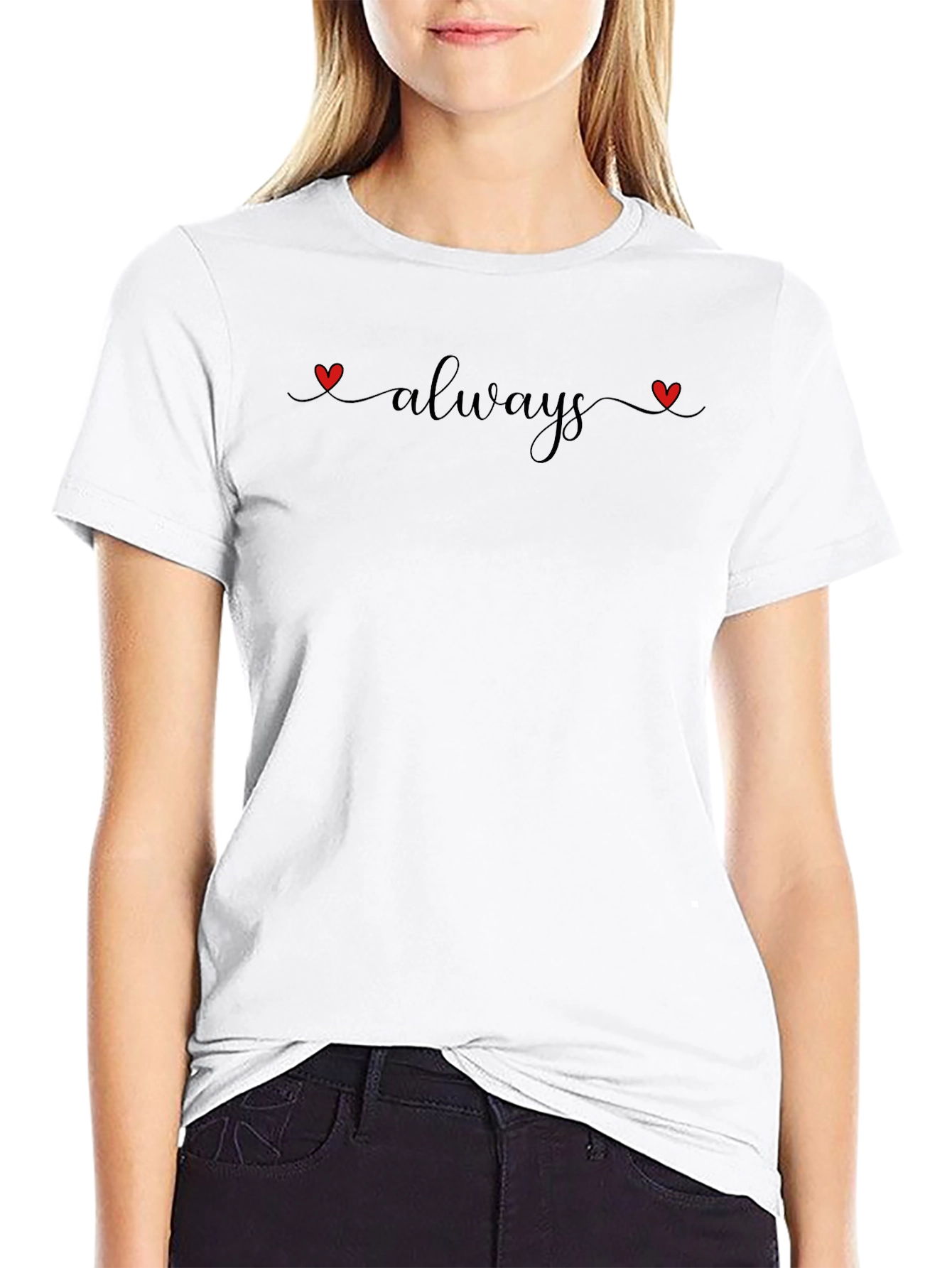 Always Heart Graphic Tee - Soft Cotton Blend