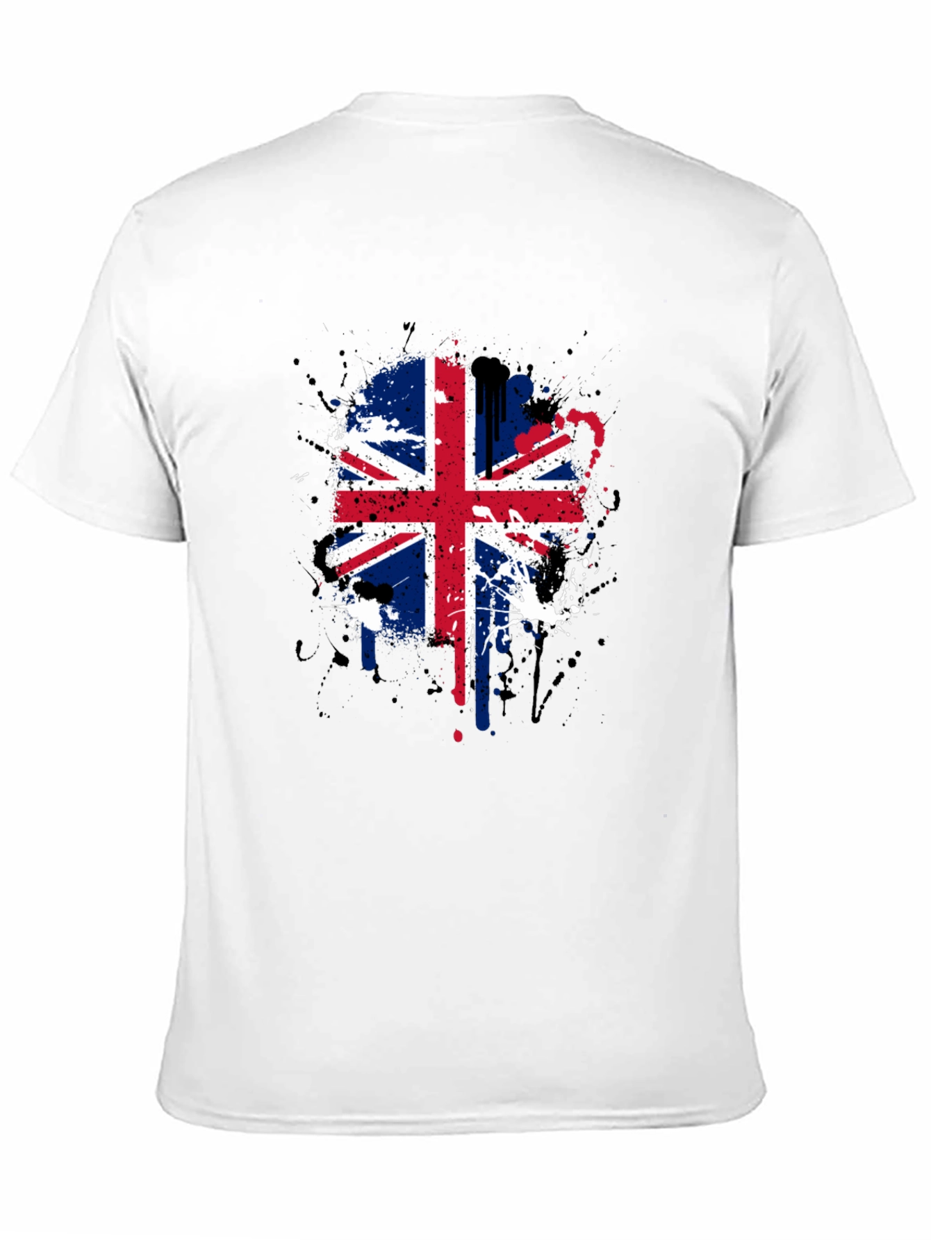 UK Flag Splatter Graphic Tee