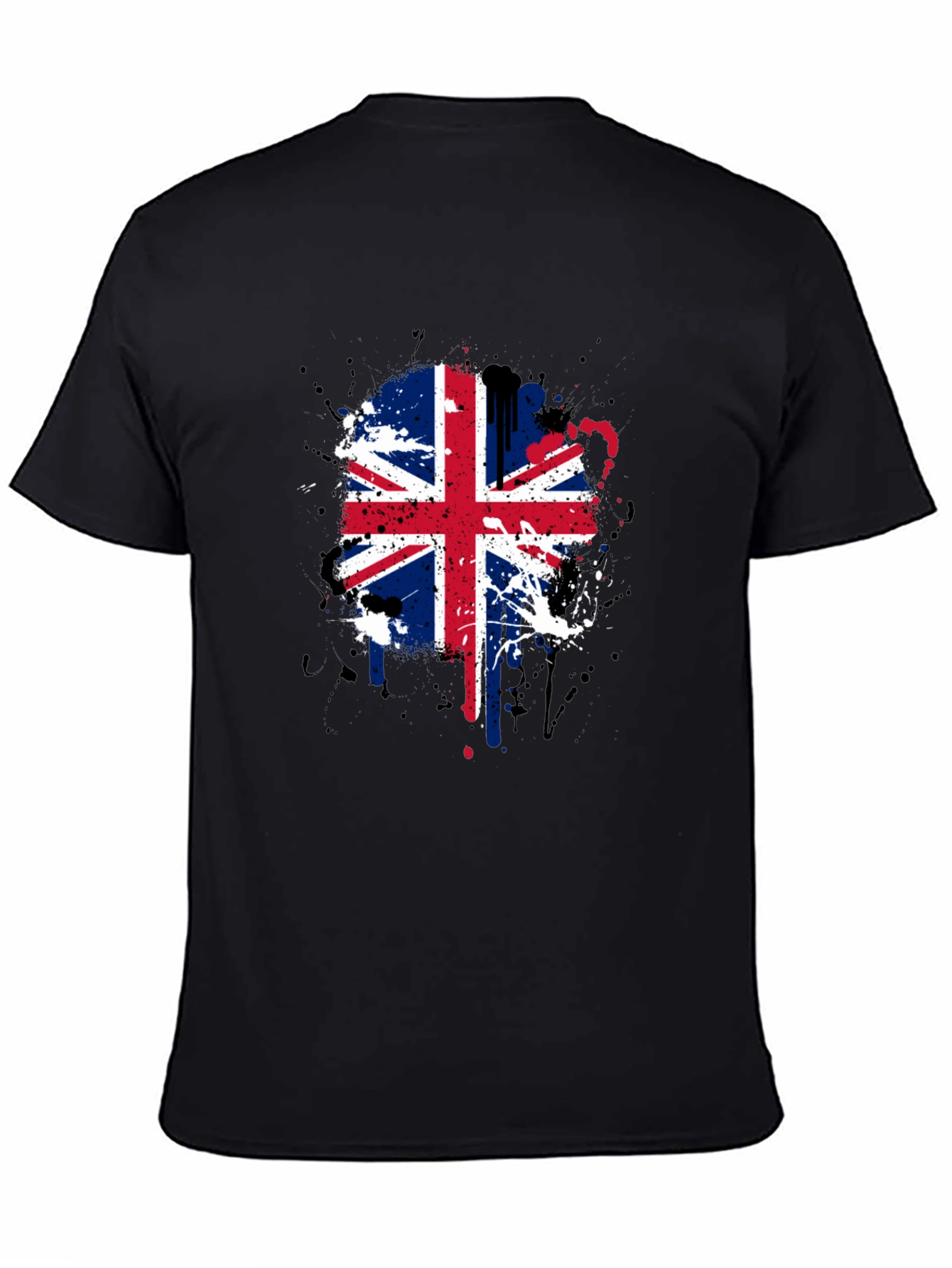 UK Flag Splatter Graphic Tee