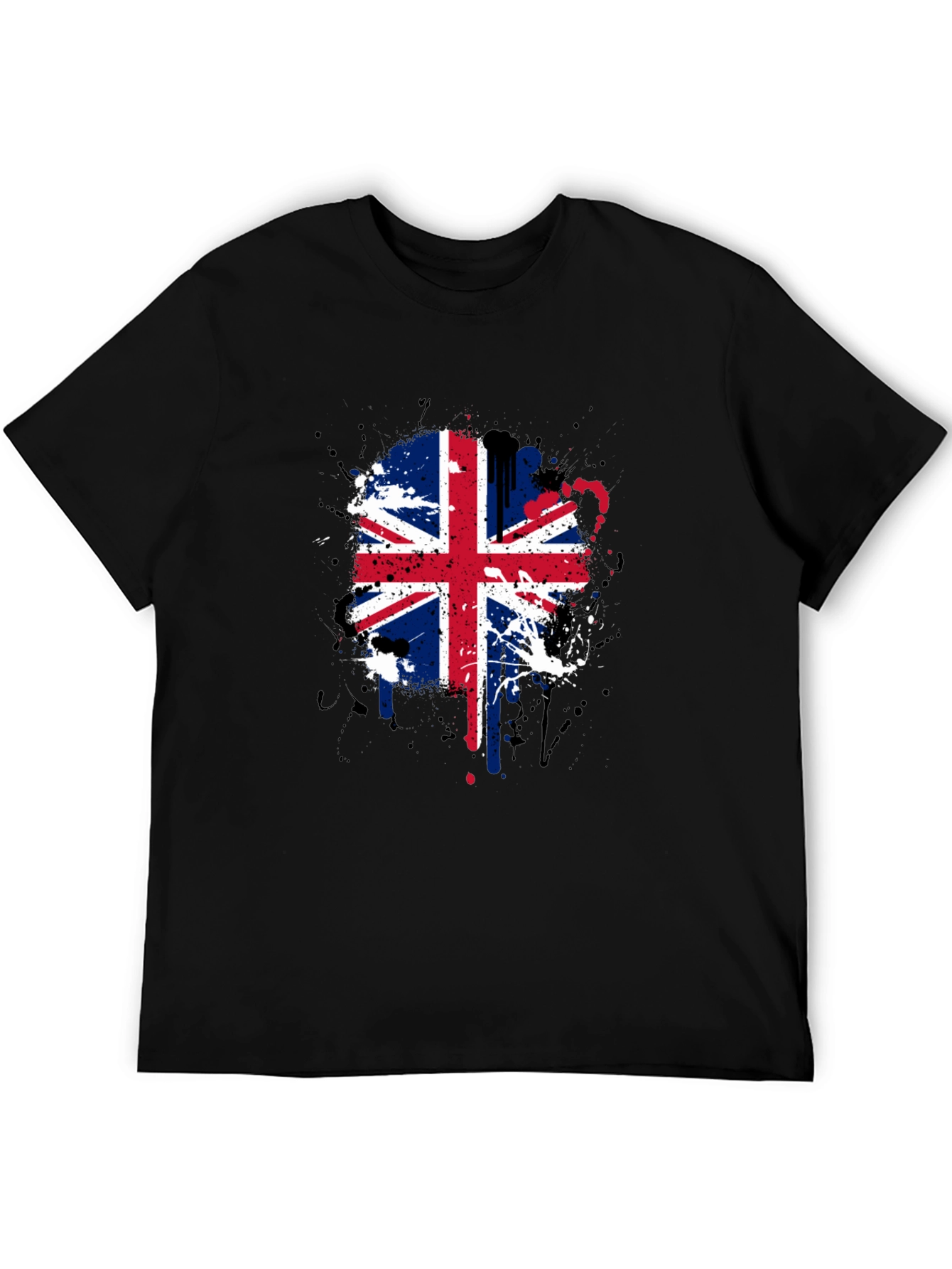 UK Flag Splatter Graphic Tee